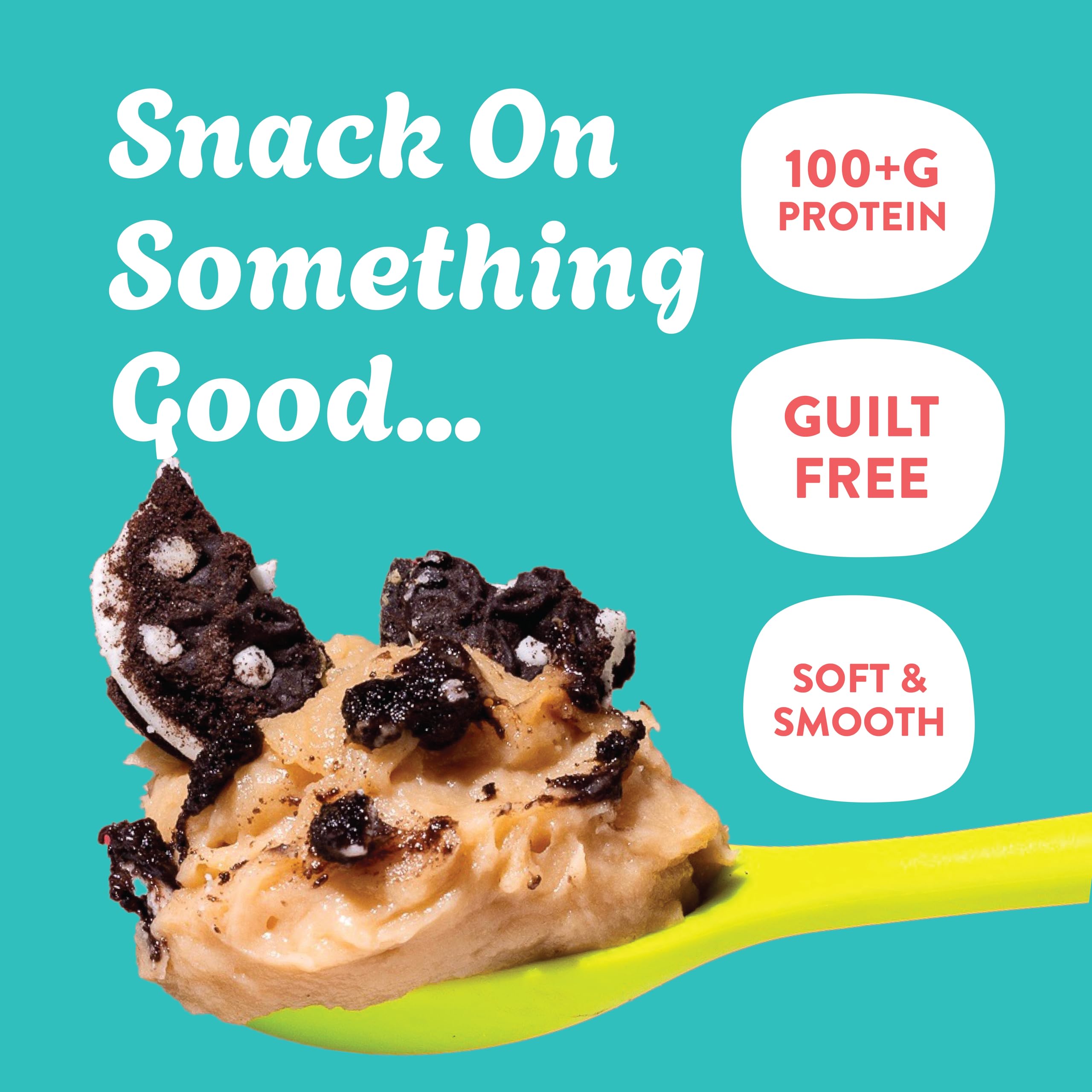 Cookie Monster Protein Cookie Dough - 2 Pack | Healthy Ready-to-Eat Dessert with Whey Protein (100g per Jar) | High Protein Snack for Gym, Work & On-the-Go | Keto-Friendly & Gluten-Free Cookie Dough