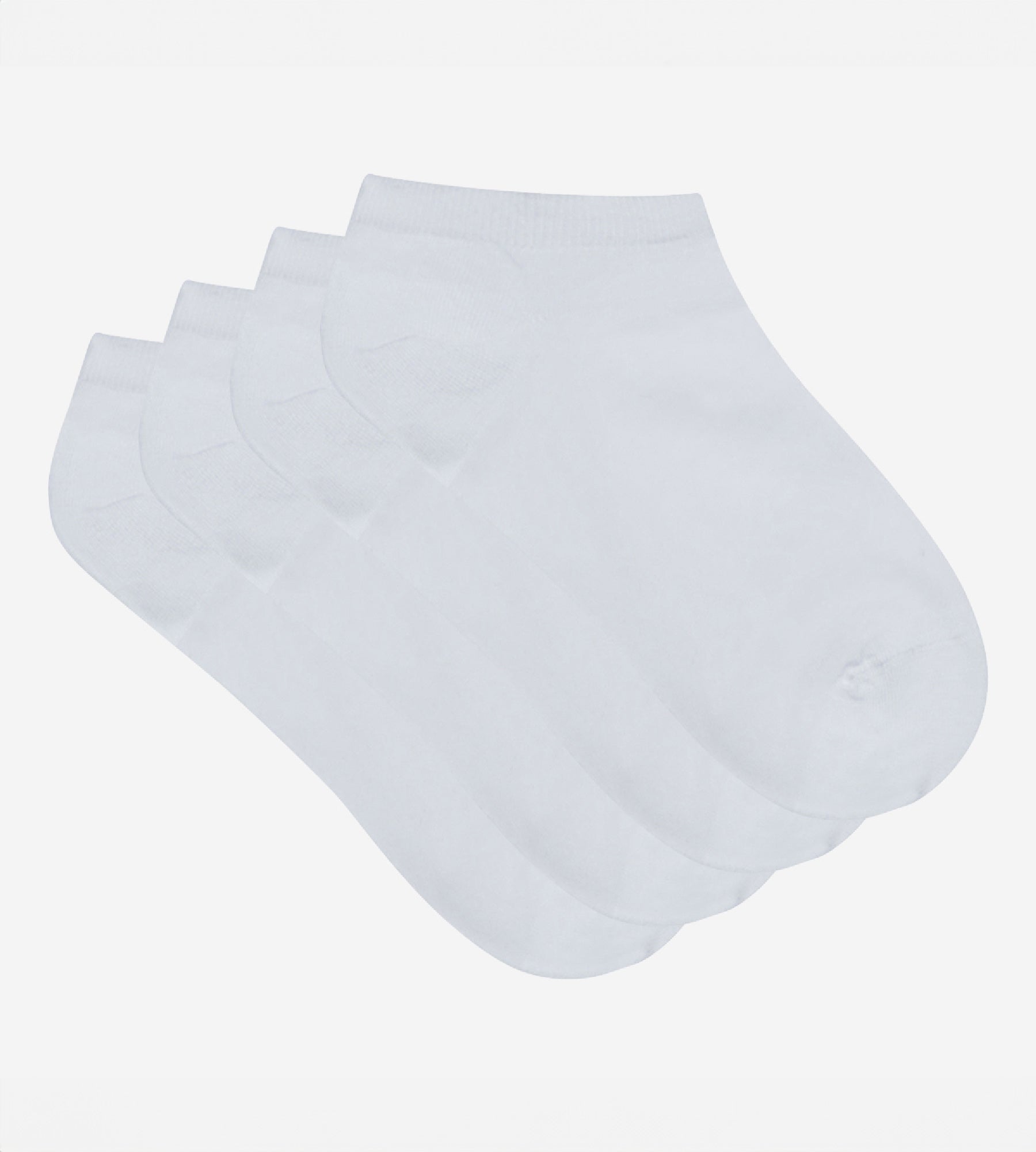 2 Pairs of Women's Invisible Light Cotton Socks - No Show Socks for Casual Wear, Sneakers & Everyday Comfort