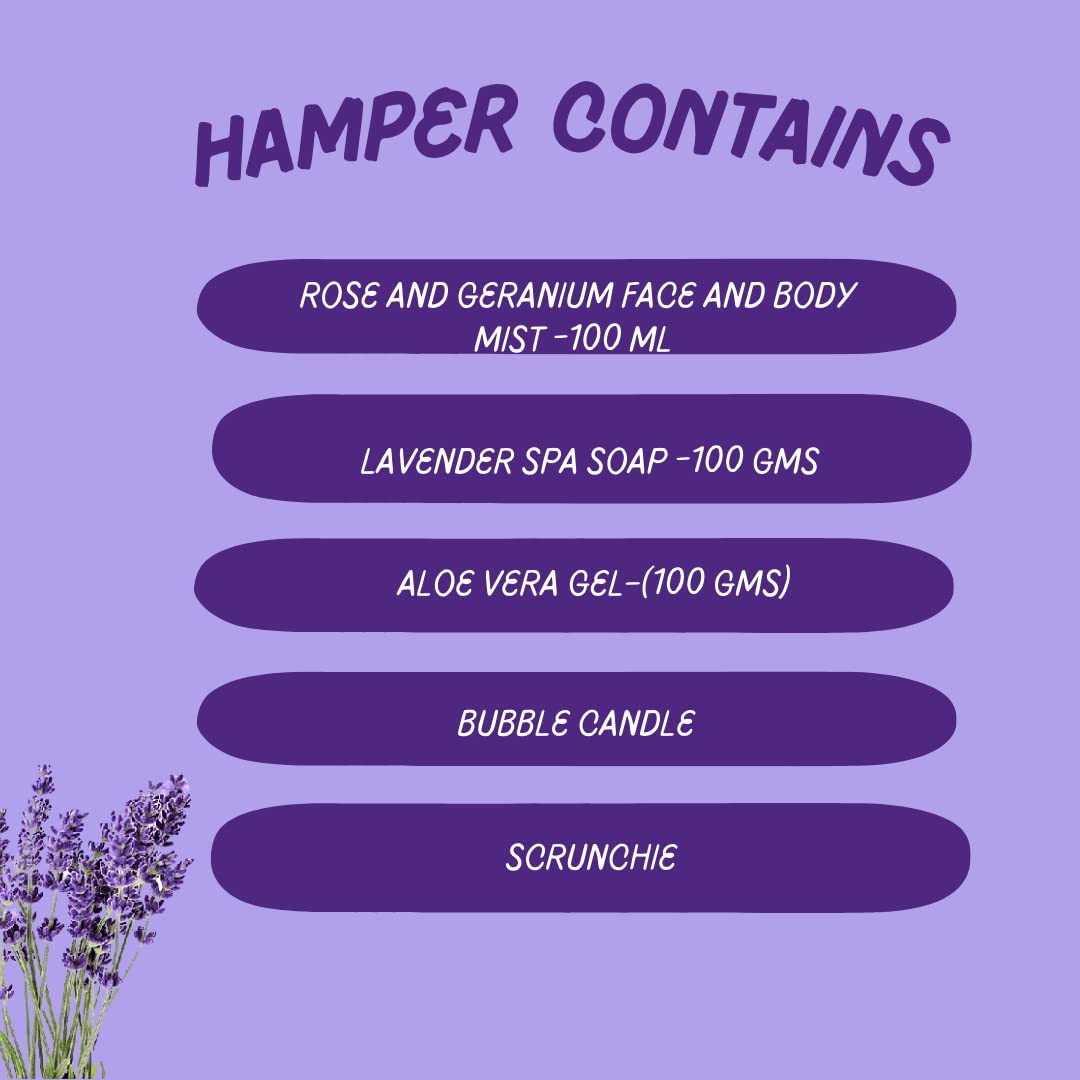 Astrid Lavender Relaxation Gift Set - 5 Piece Skincare Essentials Kit for Daily Use, Paraben & Sulfate Free - Perfect for Stress Relief & Self-Care Routine (Great Gift for Her & Him)