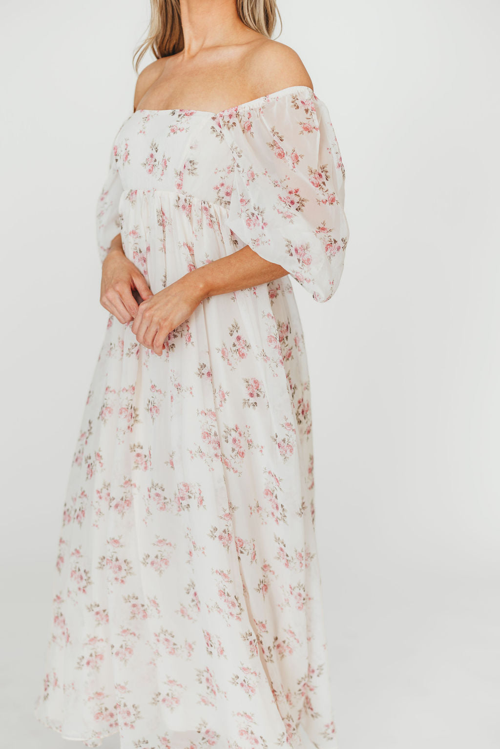 Elegant Pink Floral Maxi Dress for Women | Summer Beach Party & Wedding Guest Outfit | Lightweight & Comfortable