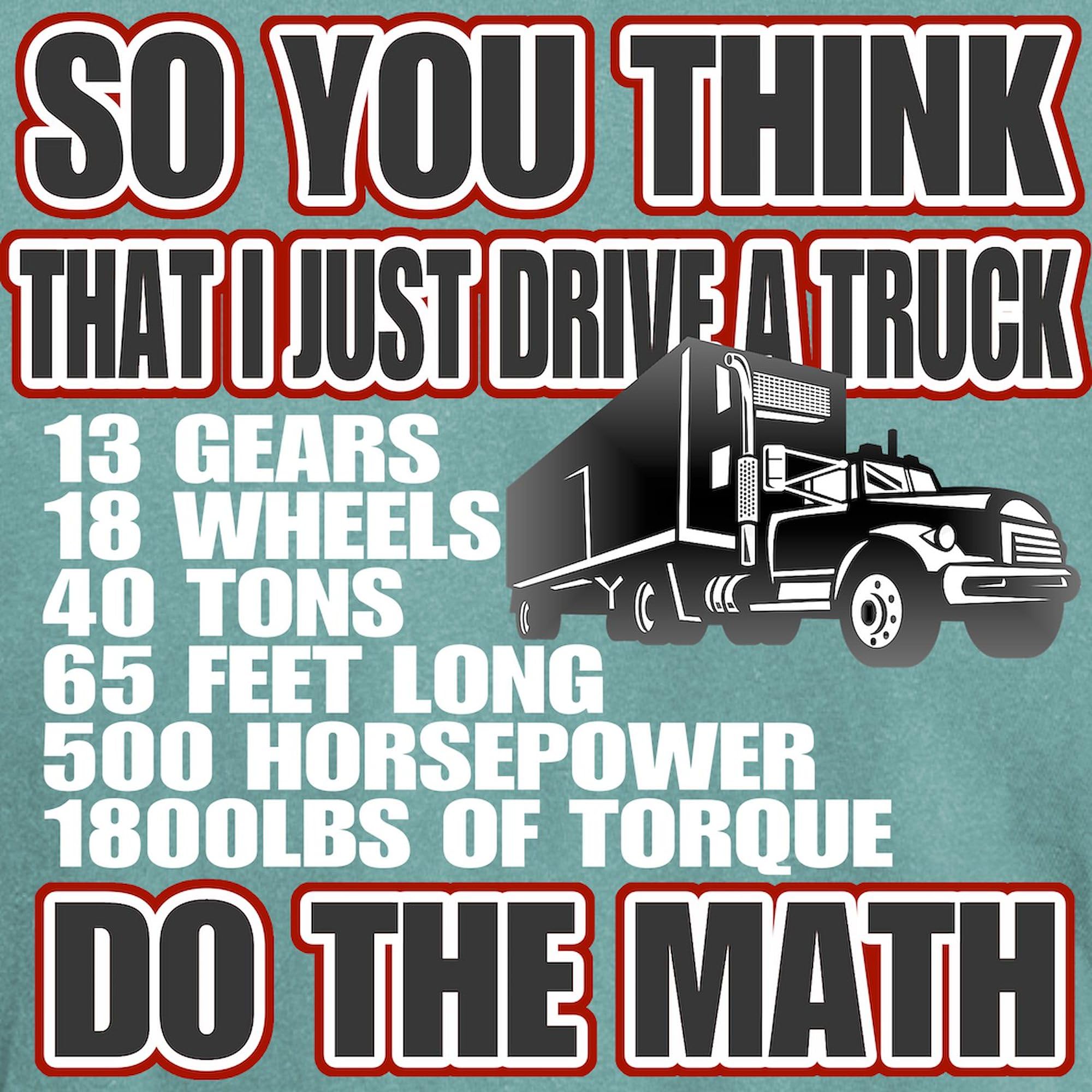 Men's 'Do The Math' Trucker T-Shirt by CafePress | Comfort Colors® Soft Cotton Tee for Casual Wear & Math Enthusiasts
