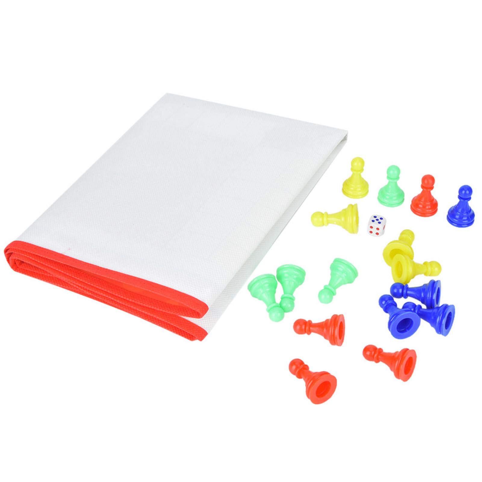 ASixxSix Durable Non-Woven Fabric Ludo Board Game for Kids & Adults - Perfect for Family Game Nights, Parties, and Indoor Entertainment