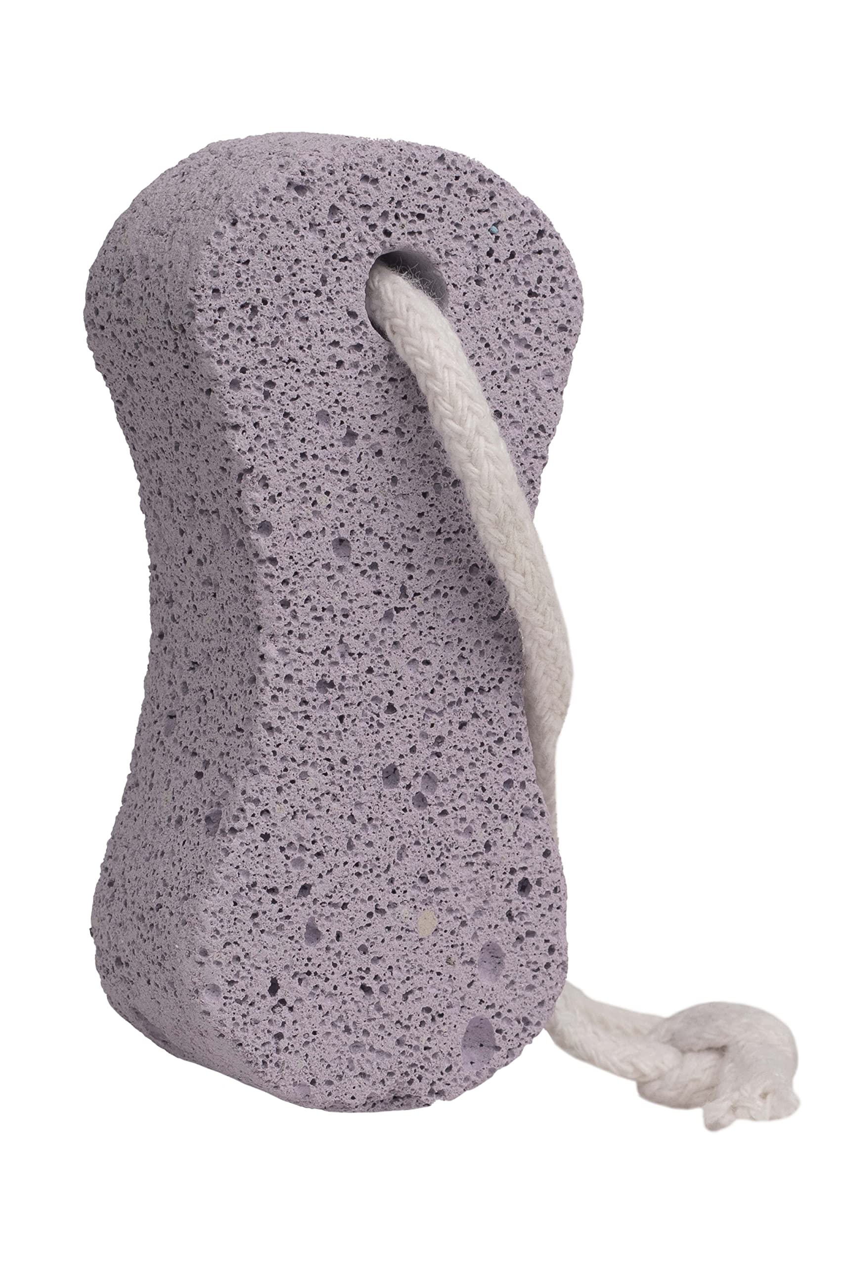 Natural Pumice Stone for Feet - Exfoliating Foot Scrubber to Remove Dry Dead Skin & Calluses on Hands, Heels & Body - Hourglass Shape (Pack of 3) - Perfect for Pedicures, Home Spa & Foot Care Routine