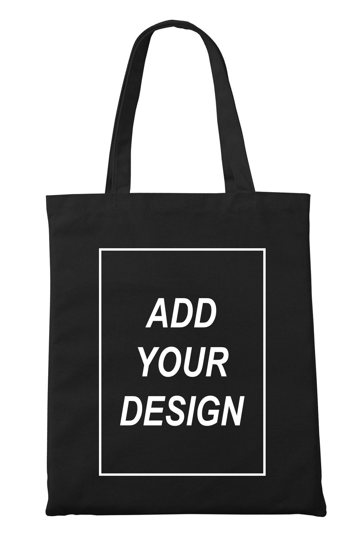 Custom Personalized Women's Tote Bag - Your Own Design Canvas Shopping Bag for Women - Perfect for Groceries, Beach Trips & Everyday Use