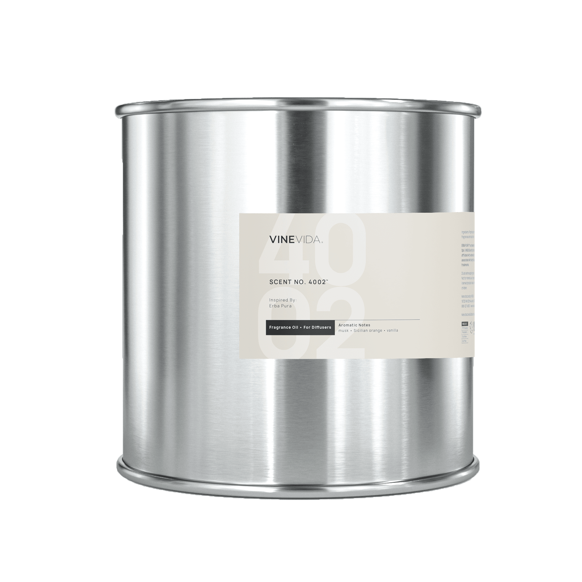 NO. 4002 Fragrance Oil for Cold Air Diffusers - Inspired by Erba Pura by Xerjoff | Aromatherapy Essential Oil for Home, Office & Spa Relaxation