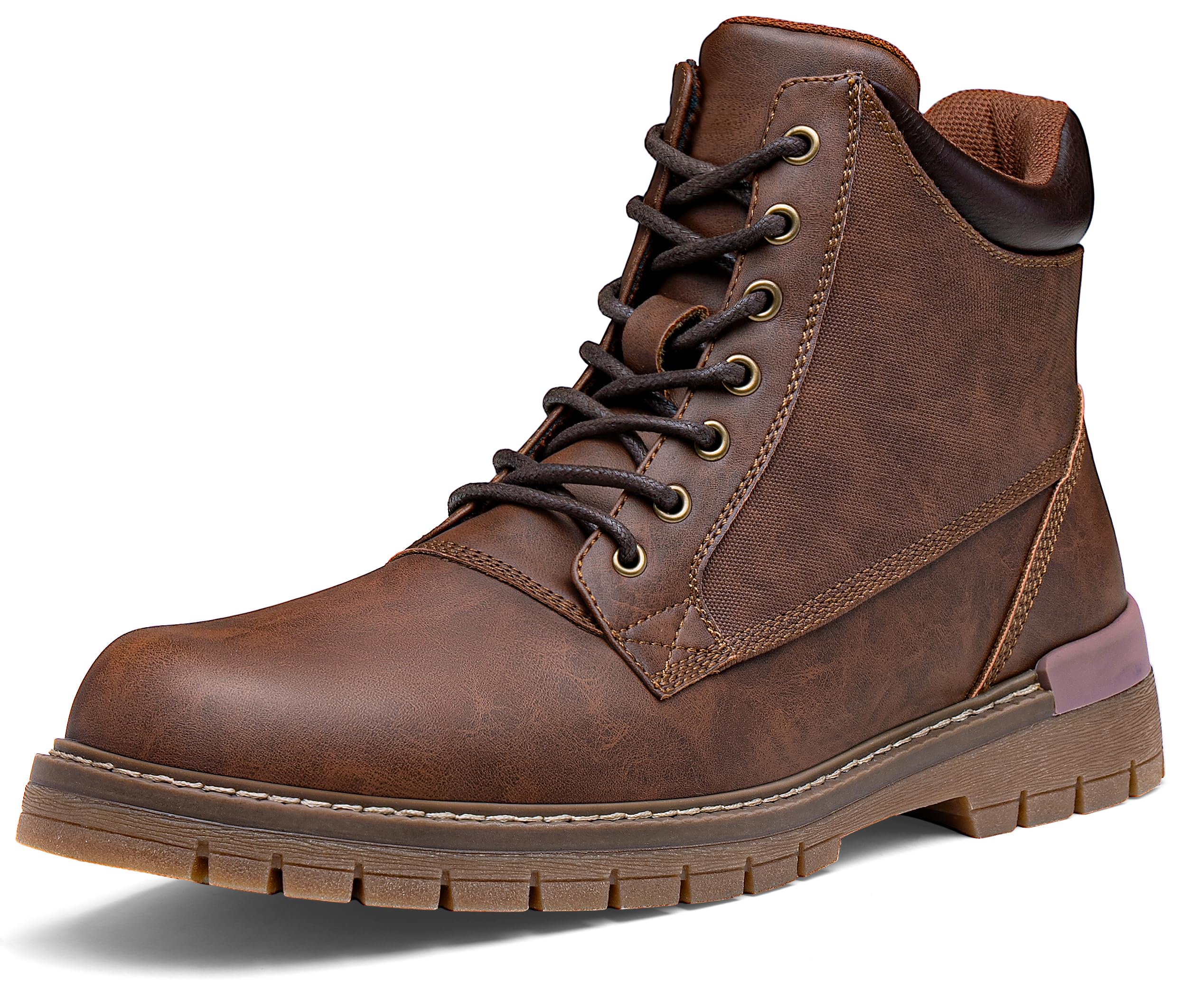 Men's Casual Hiking Boots with Zipper - Outdoor & Daily Wear