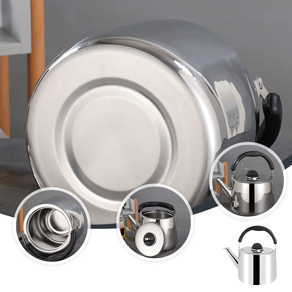 Premium Stainless Steel Whistling Tea Kettle for Gas Stove - Thickened Universal Water Boiling Pot for Home & Kitchen - Perfect for Making Tea, Coffee, and Hot Beverages