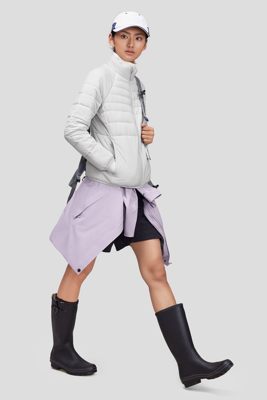 Women's 3-in-1 Waterproof Windproof Fleece Lined Interchangeable Jacket - Outdoor Hiking, Skiing & Winter Travel Coat