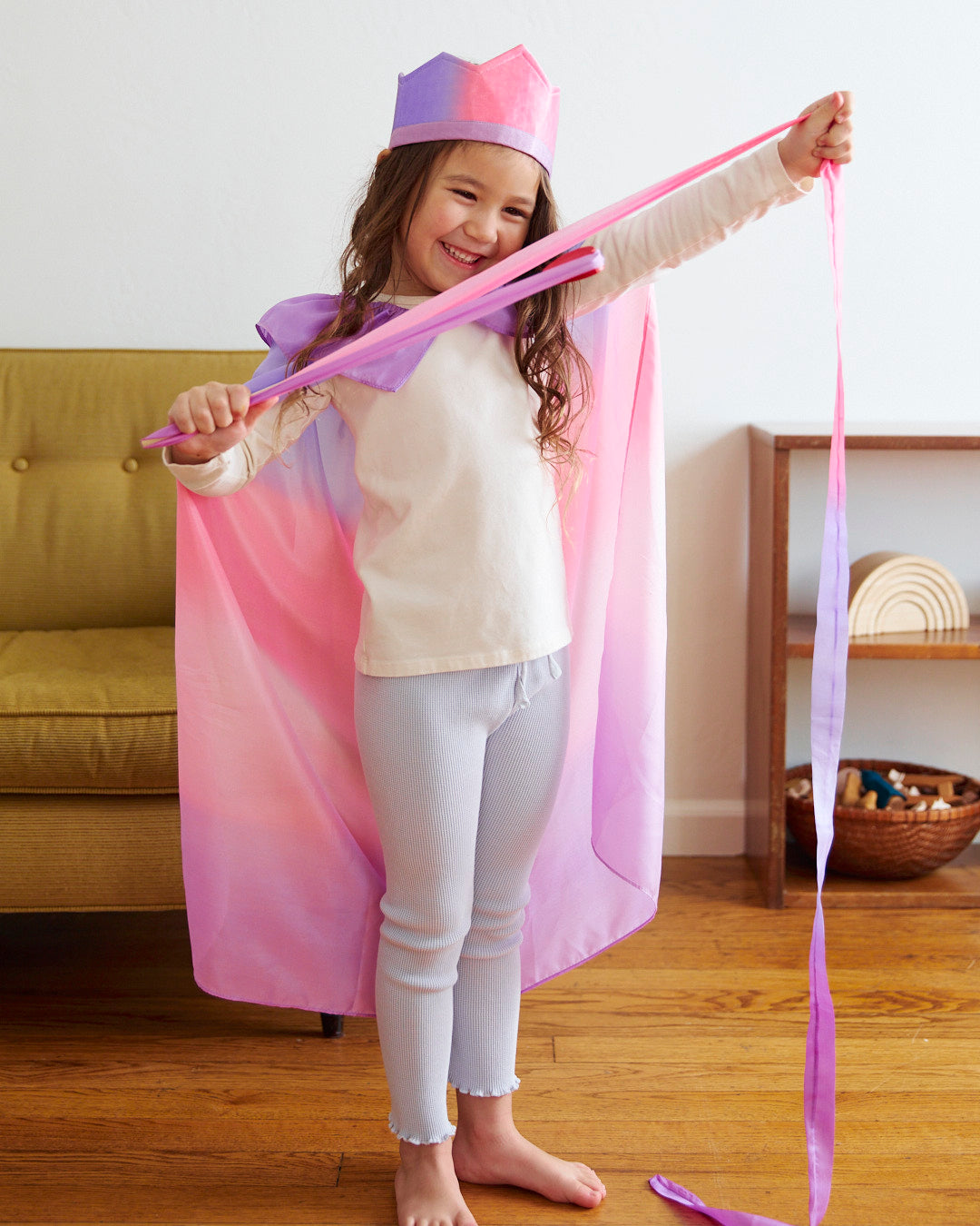 Eco-Friendly Blossom Cape for Kids - Creative Play Costume for Dress-Up, Pretend Play & Outdoor Adventures