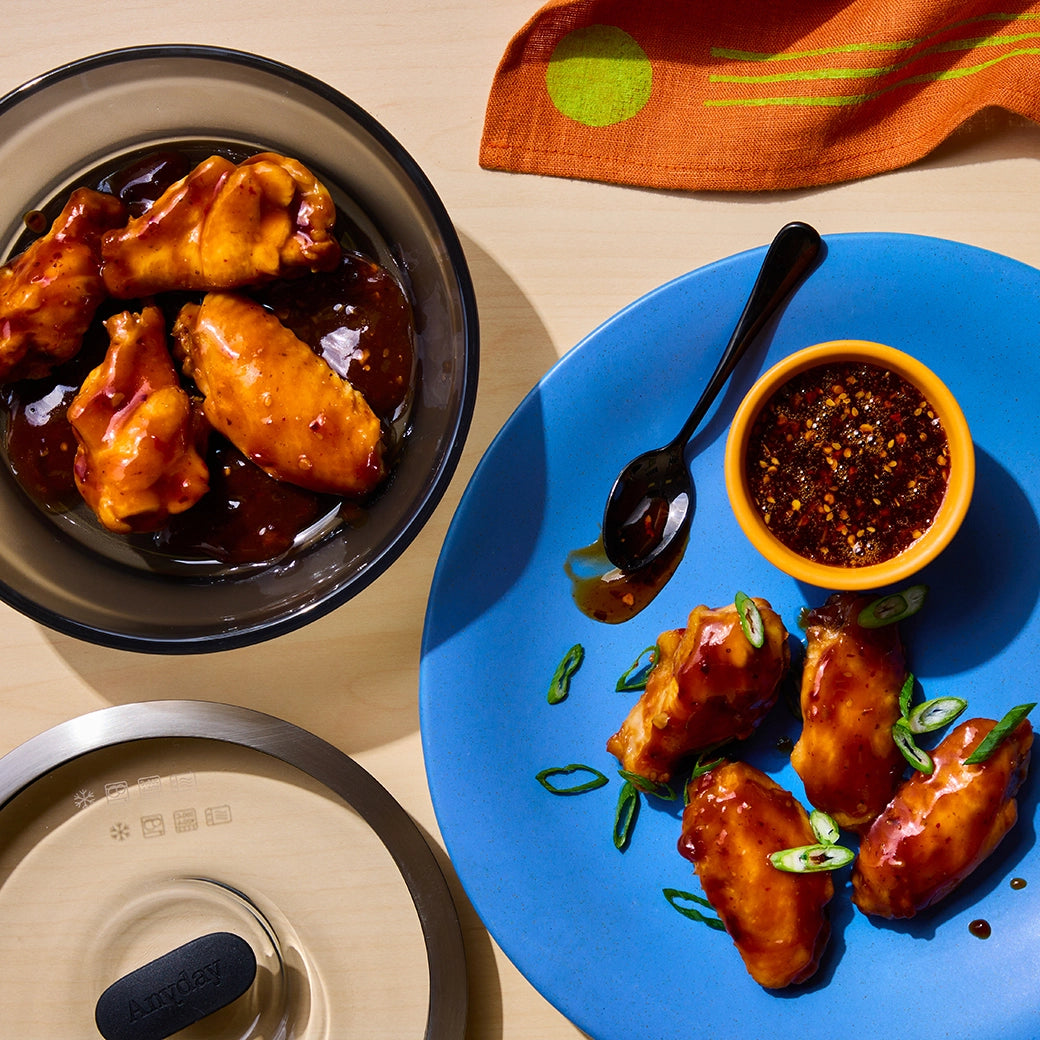 Spicy Hot Honey Glazed Chicken Wings - Crispy Fried & Baked Recipe - Perfect for Game Day, Parties & BBQ Gatherings