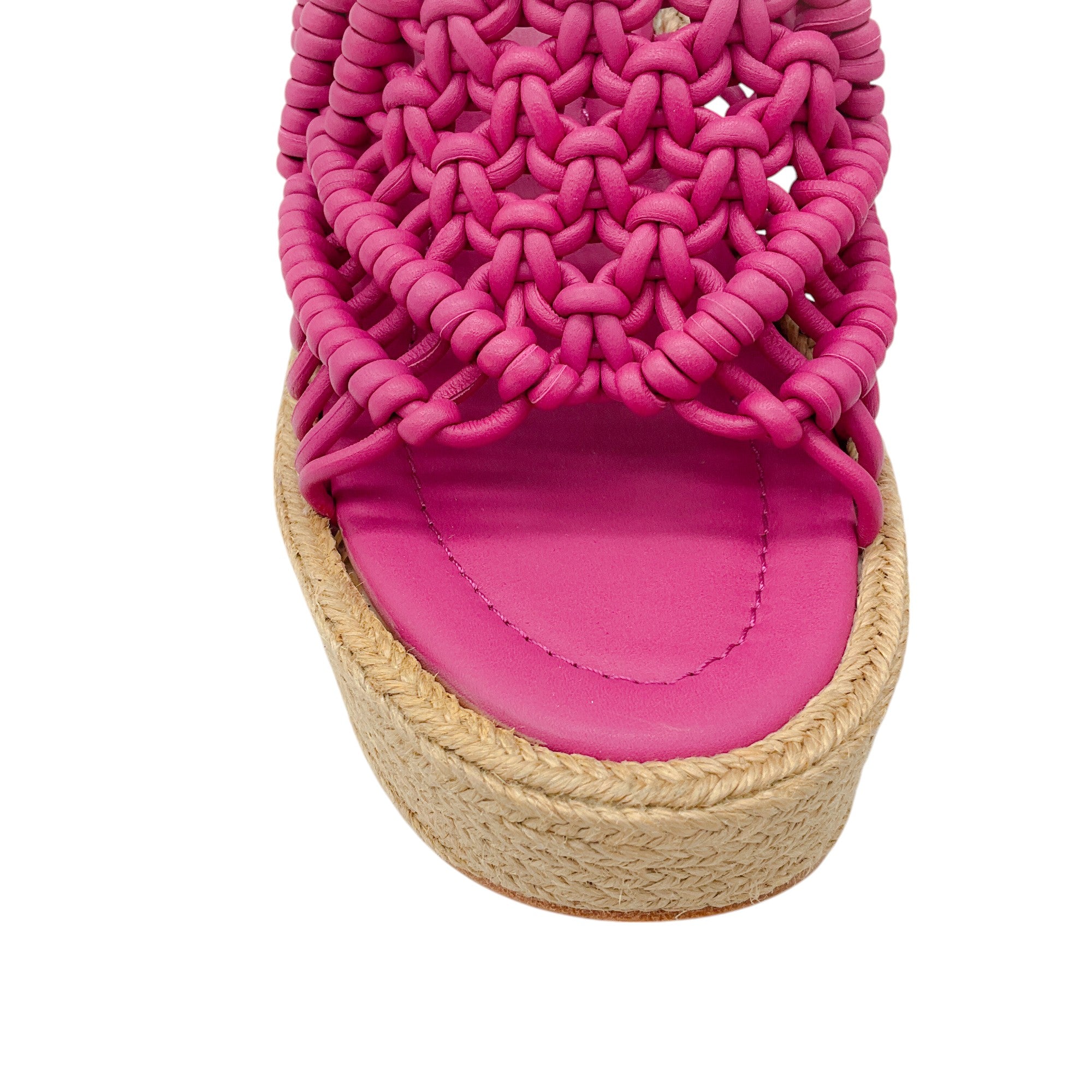 Paloma Barcelo Women's Pink Salma Espadrille Platform Sandals - Comfortable Summer Wedge Shoes for Beach, Vacation & Casual Outings