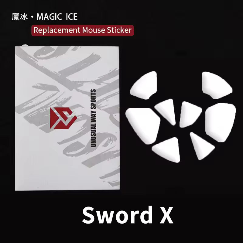 Magic Ice Mouse Skates for Sports & Gaming - WLmouse Sword X - Perfect for Hockey Training, Esports & Ice Skating Practice