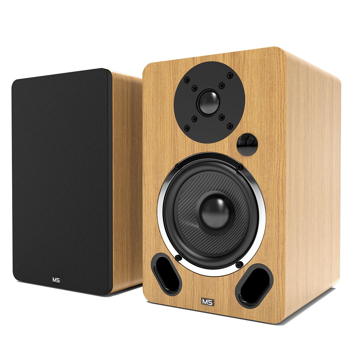 AZATOM M5 100W Powered Bookshelf Speakers with 5