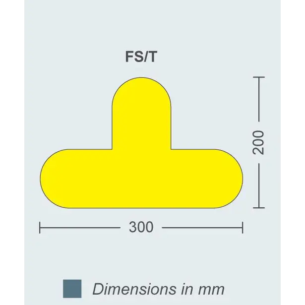 Floor Signals FSO Black - High Visibility Safety Markers for Warehouses & Factories | Ideal for Traffic Control & Hazard Warnings