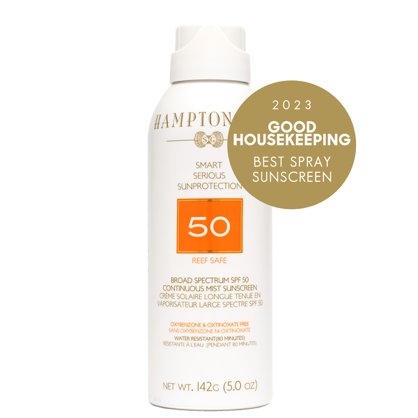 SPF 50 Continuous Mist Sunscreen Spray - 5.03 oz (148ml) | Broad Spectrum UVA/UVB Protection | Water Resistant & Lightweight for Outdoor Activities, Beach, Swimming & Sports