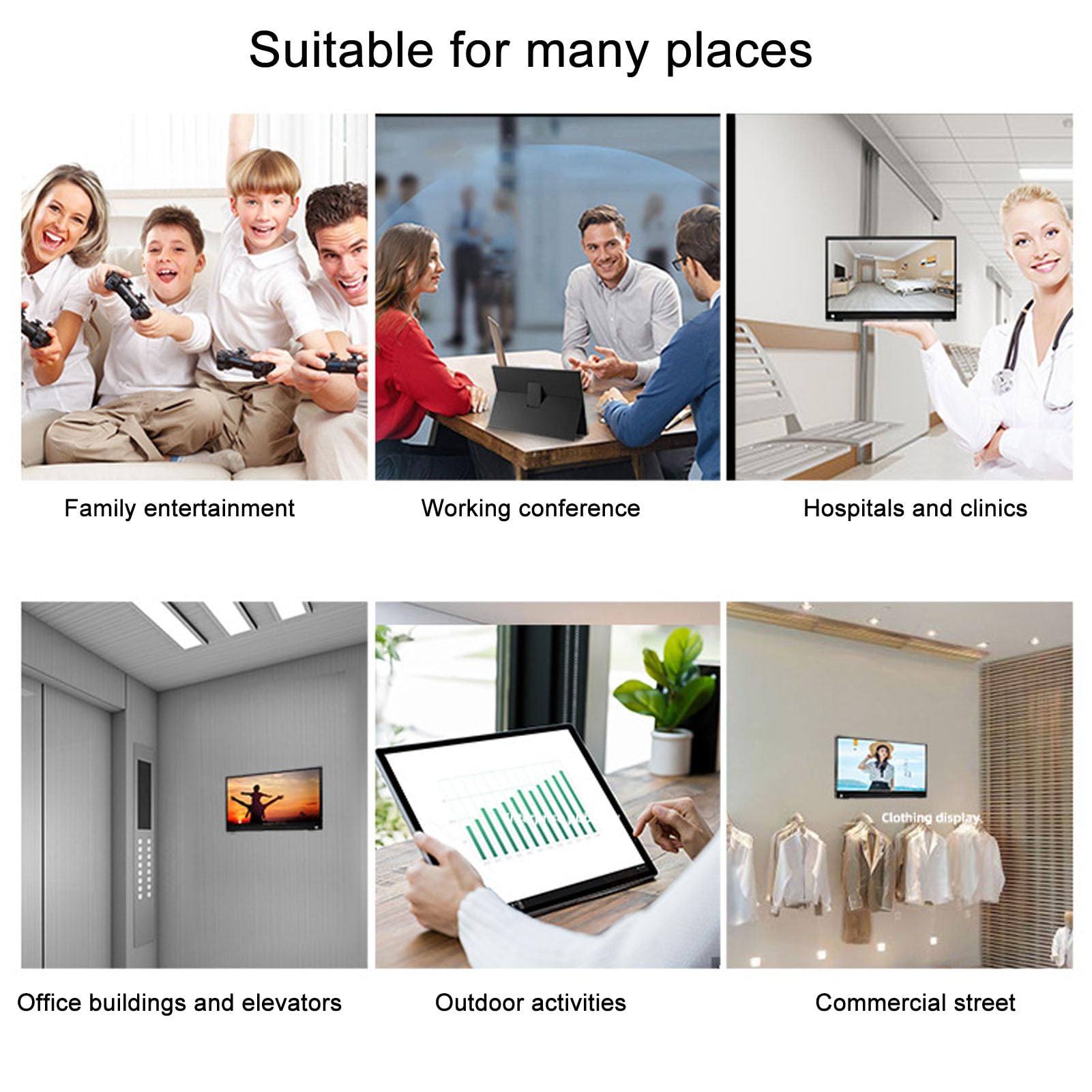 15.6 Inch Portable IPS Monitor - 1080P Full HD Laptop Screen with 3ms Response Time, Aluminum Alloy Frame & Magnetic Cover - Dual Screen Setup for Home/Office/Gaming (Compatible with Most Laptops)