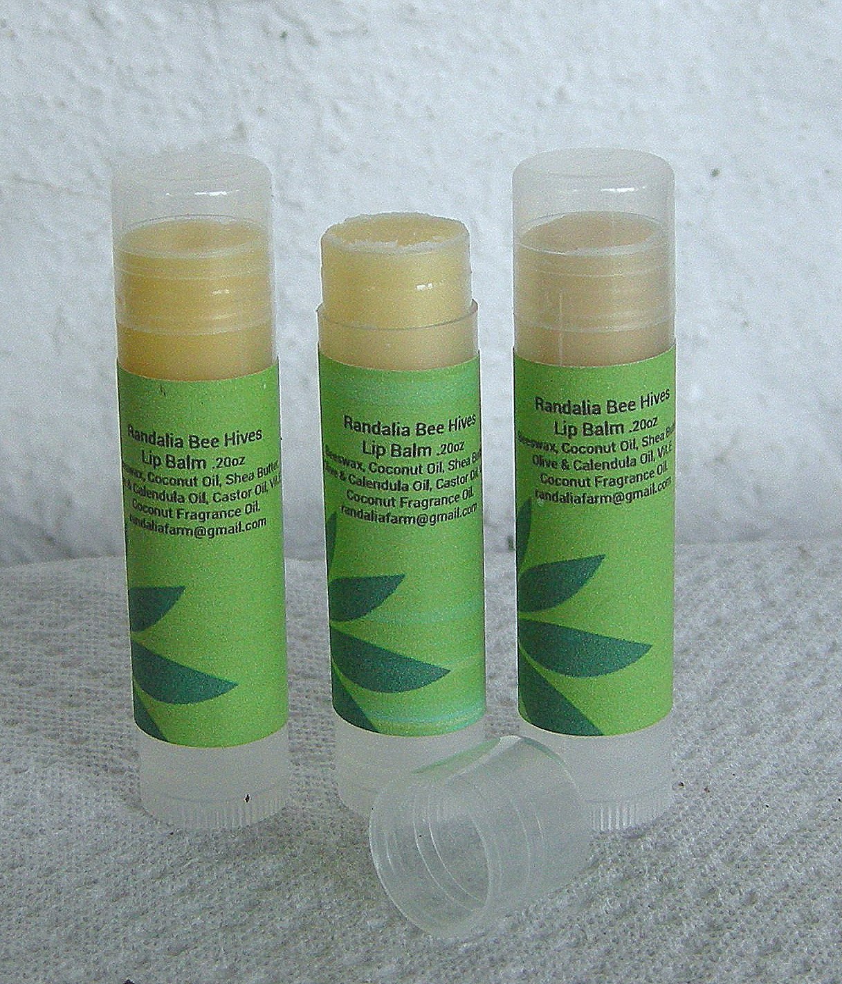 Organic Handmade Beeswax & Coconut Oil Lip Balm - 3 Pack or 5 Pack - Moisturizing & Natural Lip Care for Dry, Chapped Lips - Perfect for Winter, Hiking & Daily Use