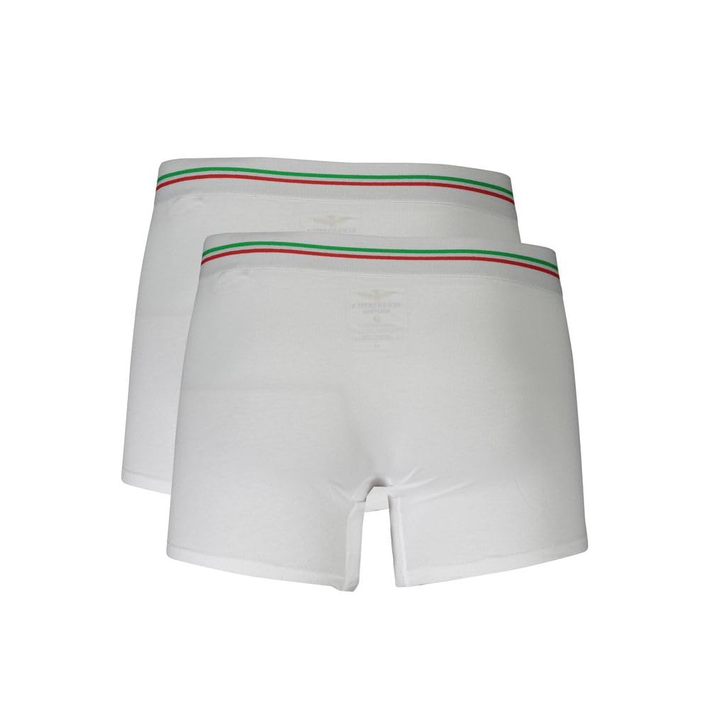 Aeronautica Militare Green Cotton Men's Underwear - Breathable & Comfortable Boxer Briefs for Everyday Wear, Workout & Travel