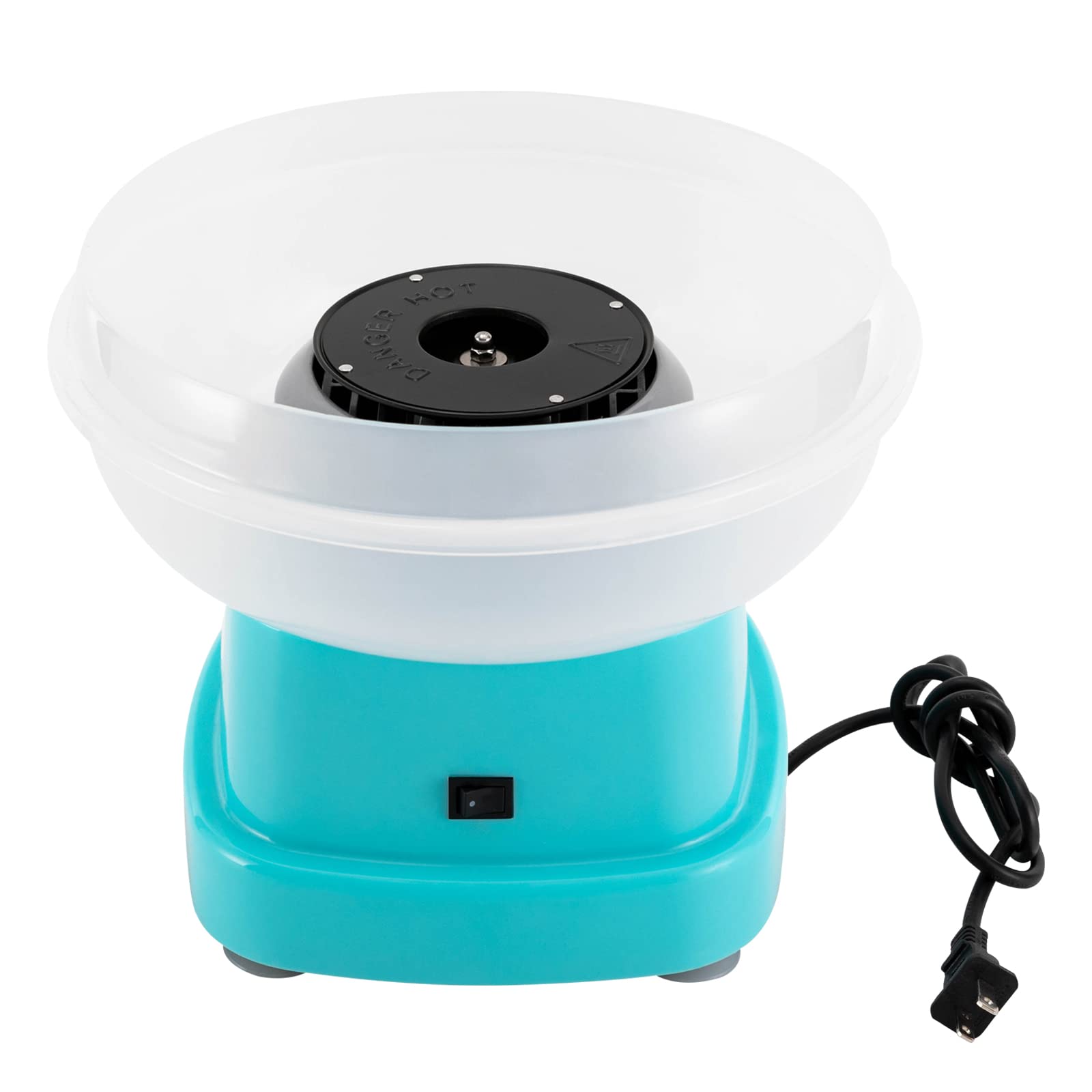 Commercial-Grade Countertop Cotton Candy Machine - DIY Candy Floss Maker with Sugar Scoop & Sticks, Perfect for Home Parties, Carnivals, and Outdoor Events (Blue) | Professional Marshmallow Maker for Family Fun & Birthday Celebrations