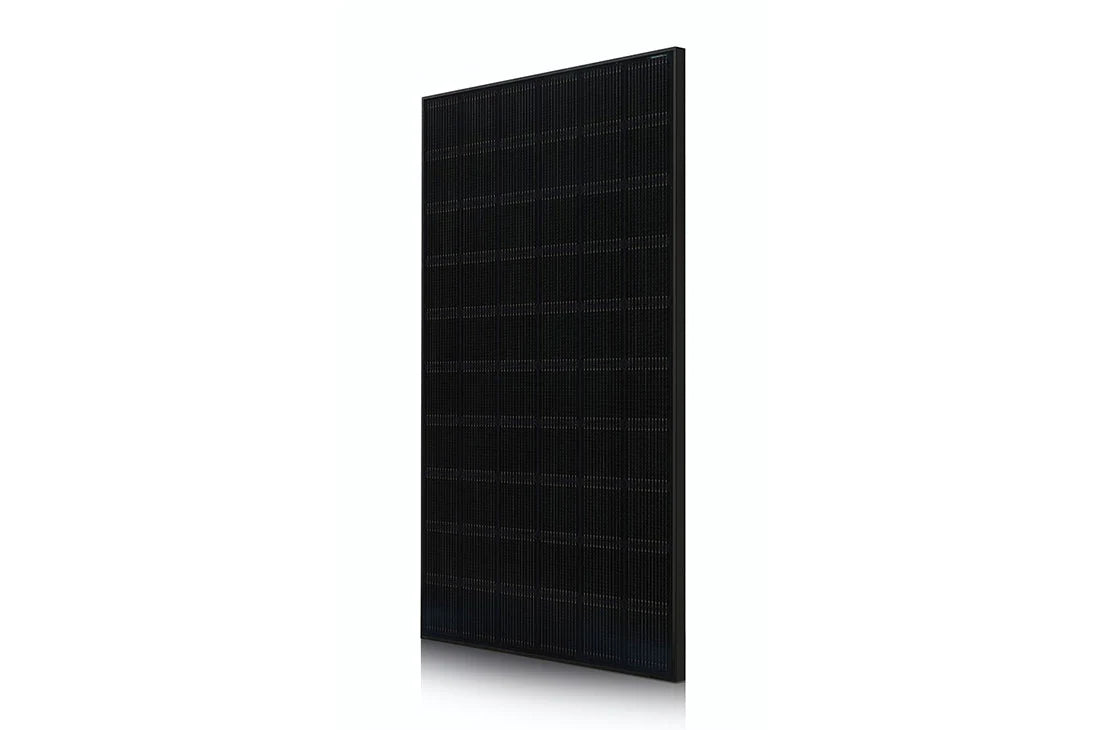 LG 370W All Black NeON R Solar Panel - High Efficiency LG370N1K E6 Solar Module for Home & Commercial Use | Perfect for Roof Installation & Off-Grid Power Systems