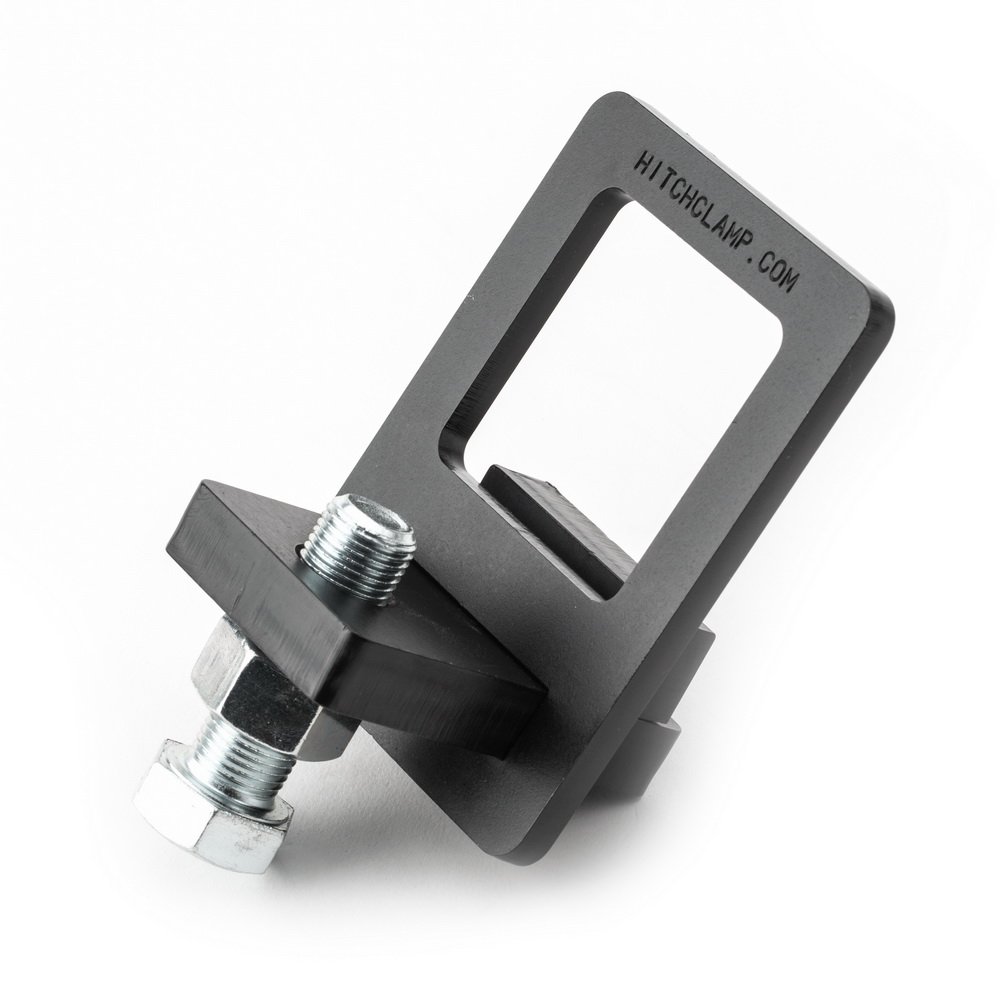Heavy Duty 2 Inch Hitch Clamp - USA Made Anti-Rattle Receiver Tightener for Trucks & Trailers - Secure Towing Accessories for Hauling, Off-Roading & Camping