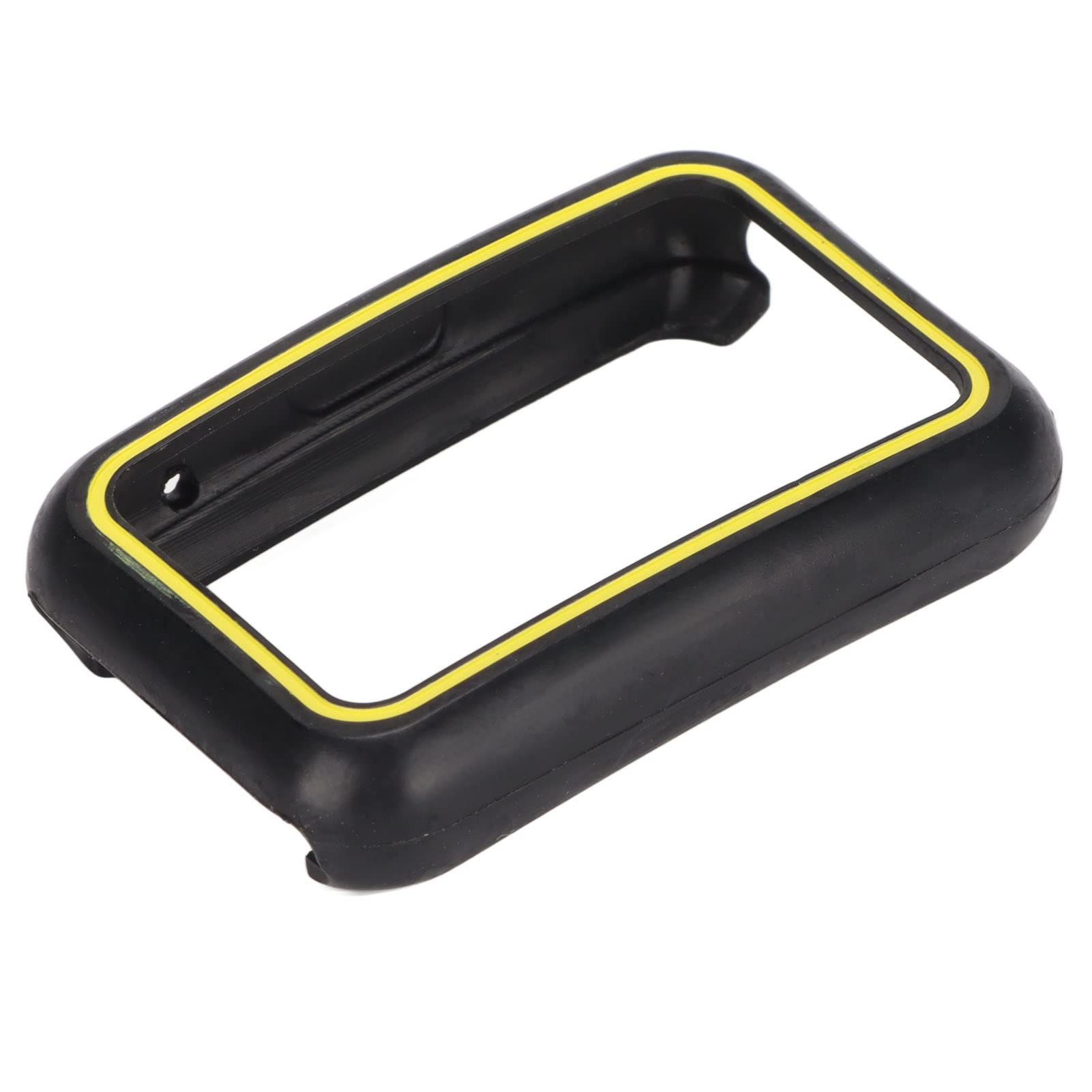 Durable TPU Screen Protector & Bumper Case for Watch FIT - Scratch Resistant, Ultra Light, Easy Installation (Black/Yellow) - Perfect for Workouts, Running & Outdoor Activities