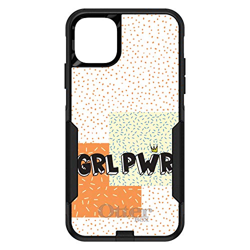 Girl Power - GRL PWR - Crown, Polka Dots On Black Case
