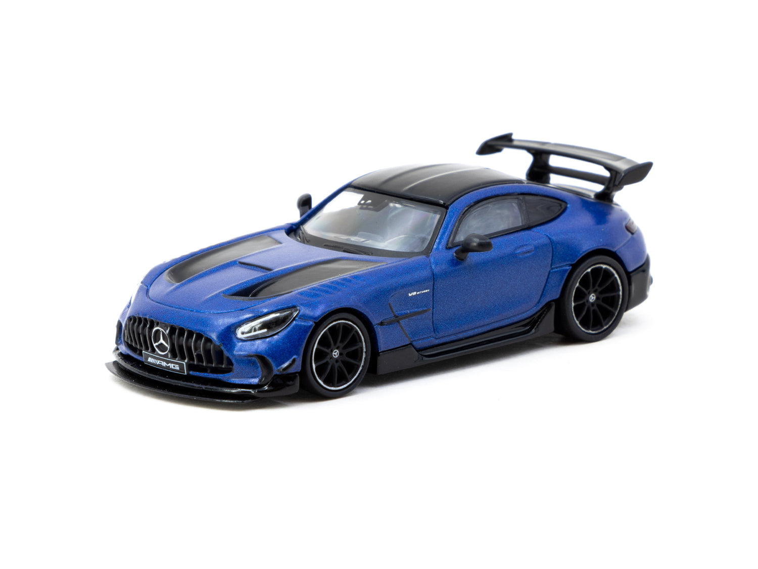 Tarmac Works 1/64 Mercedes Benz AMG GT Black Series Diecast Model Car - Matte Blue Limited Edition - Collectible Toy Car for Adults & Kids - Perfect for Display, Racing Games & Car Enthusiasts