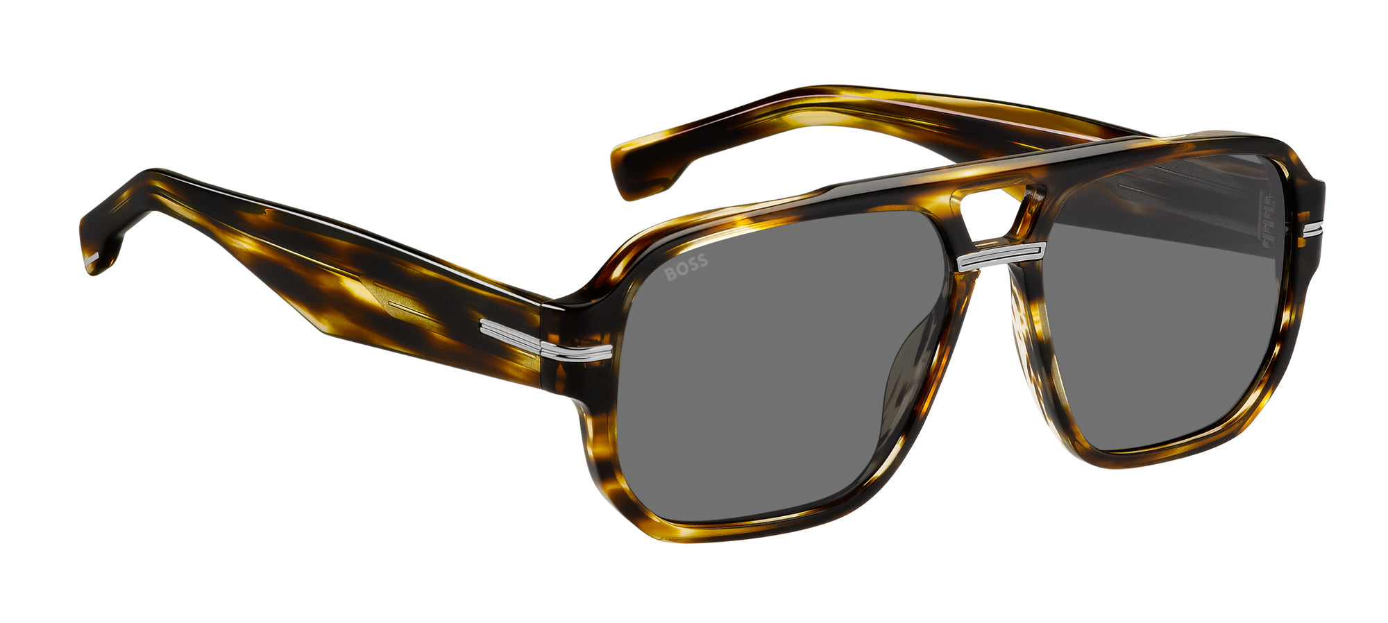 Boss 1718 S Sunglasses for Men - Polarized UV Protection Aviator Shades - Perfect for Driving, Travel & Outdoor Activities