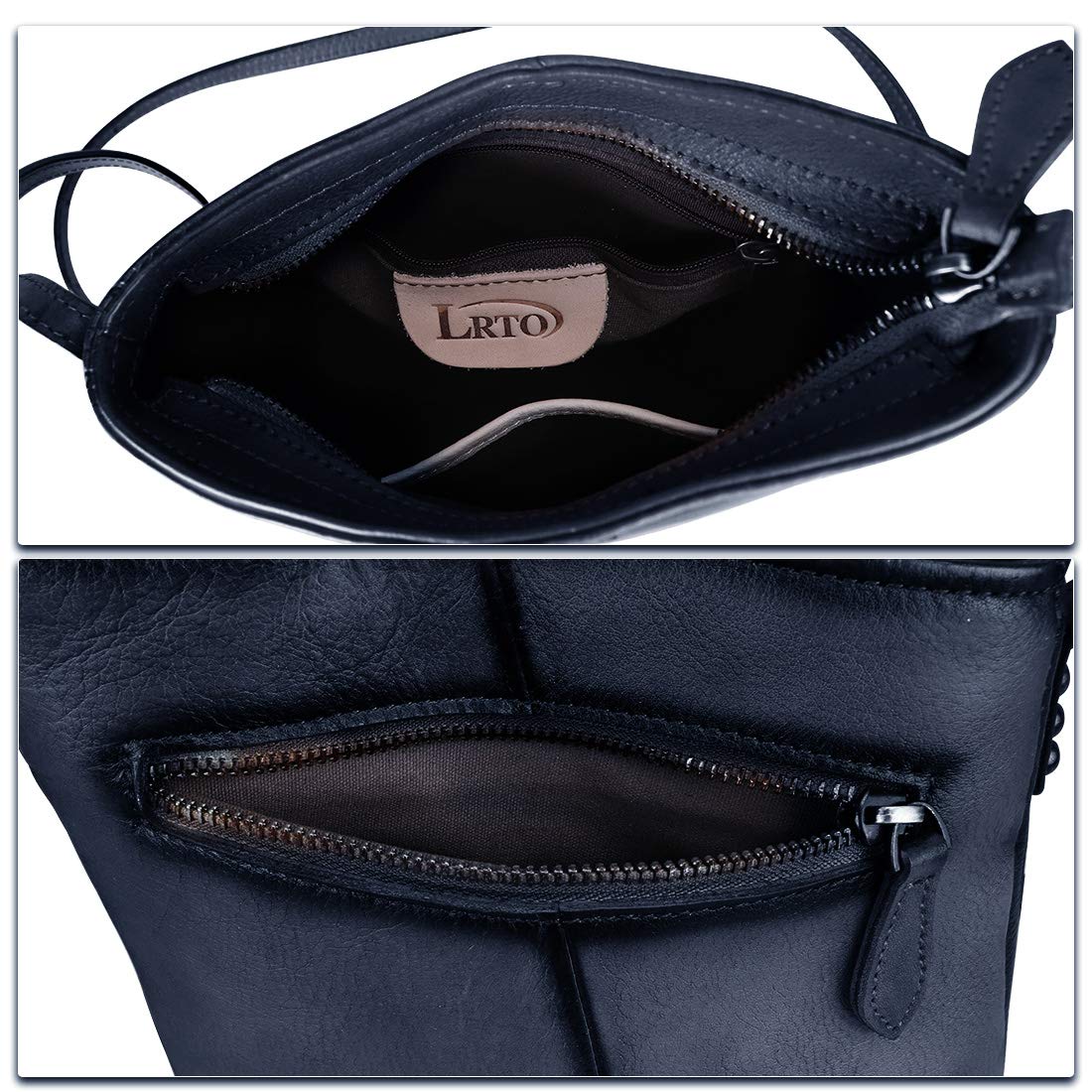 Genuine Leather Crossbody Bags for Women - Handmade Retro Satchel Purse Small Designer Shoulder Bag | Perfect for Everyday Use, Travel & Date Night