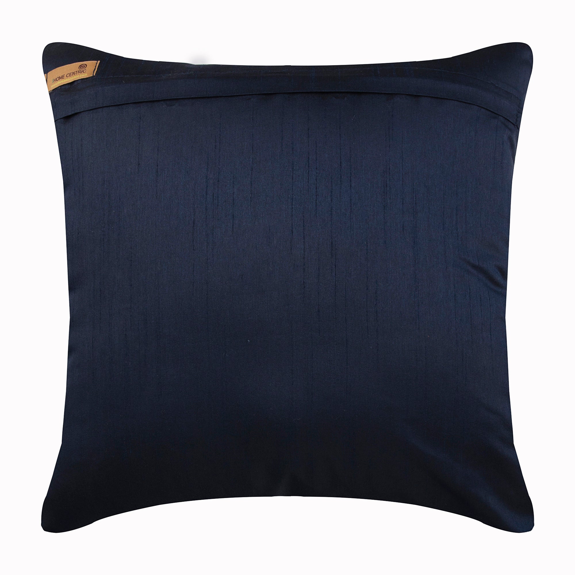 Between The Clouds Blue Art Silk Throw Pillow Cover - Elegant Home Decor for Living Room, Bedroom & Sofa - Soft & Luxurious Cushion Cover for Modern Interior Design