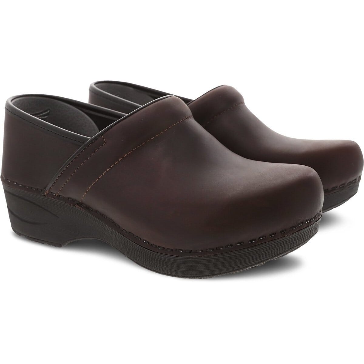 DANSKO XP 2.0 Waterproof Leather Clogs for Women - Slip Resistant Comfort Shoes for Nurses, Chefs & Healthcare Workers - Perfect for Hospital, Kitchen & Indoor Work Environments