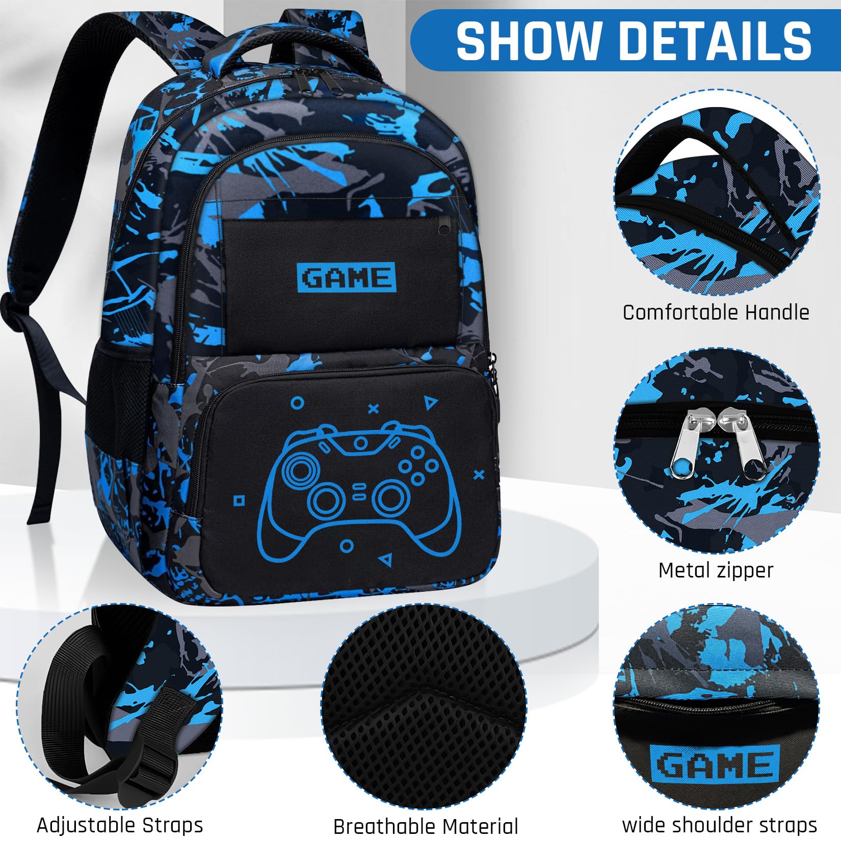 Glow in The Dark Backpack for Boys & Girls - 17