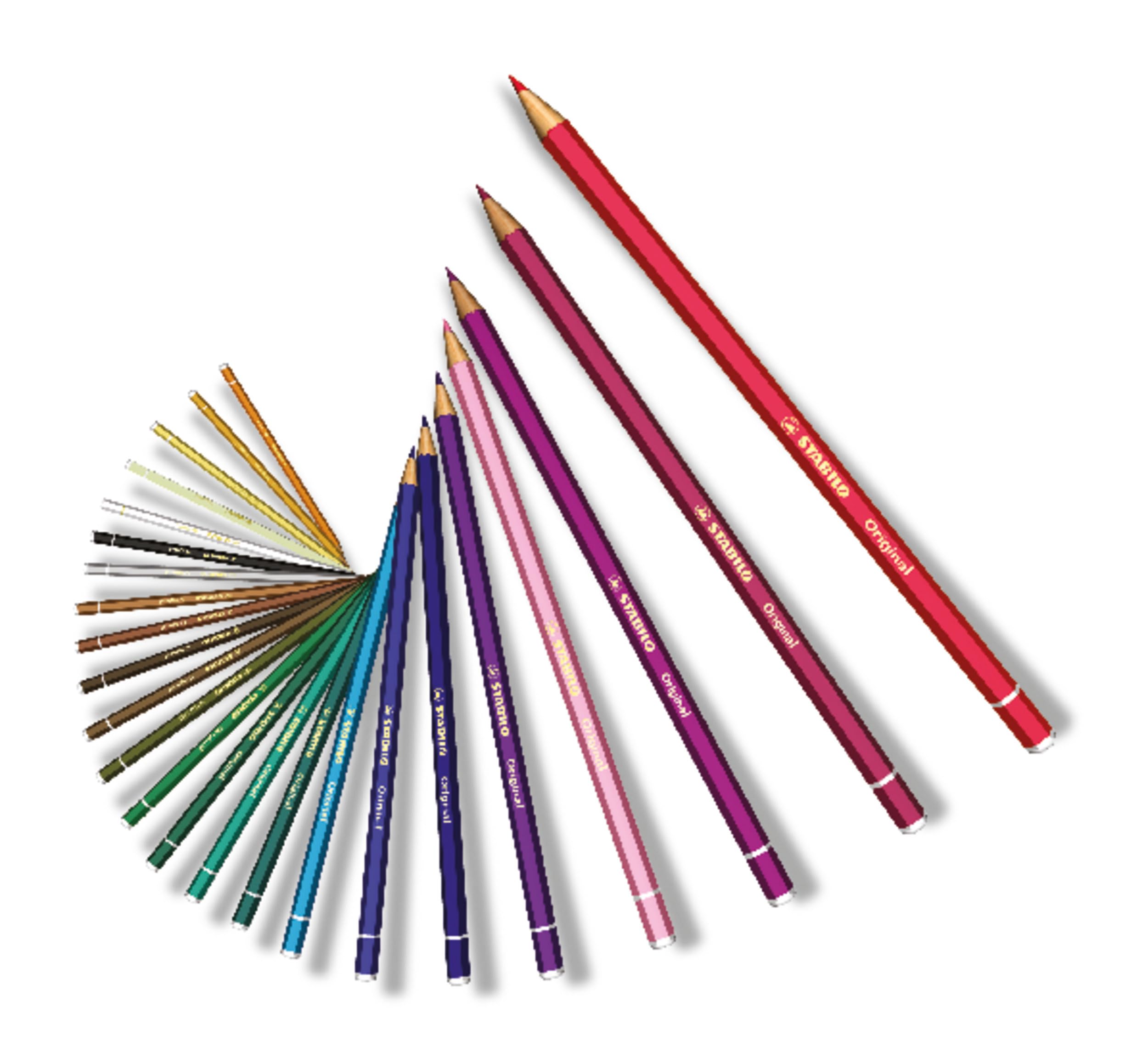 STABILO Premium Colored Pencils 12 Pack - Vibrant Orange Red Shades for Artists, Students & Adult Coloring Books - Ideal for Sketching, Drawing & DIY Crafts