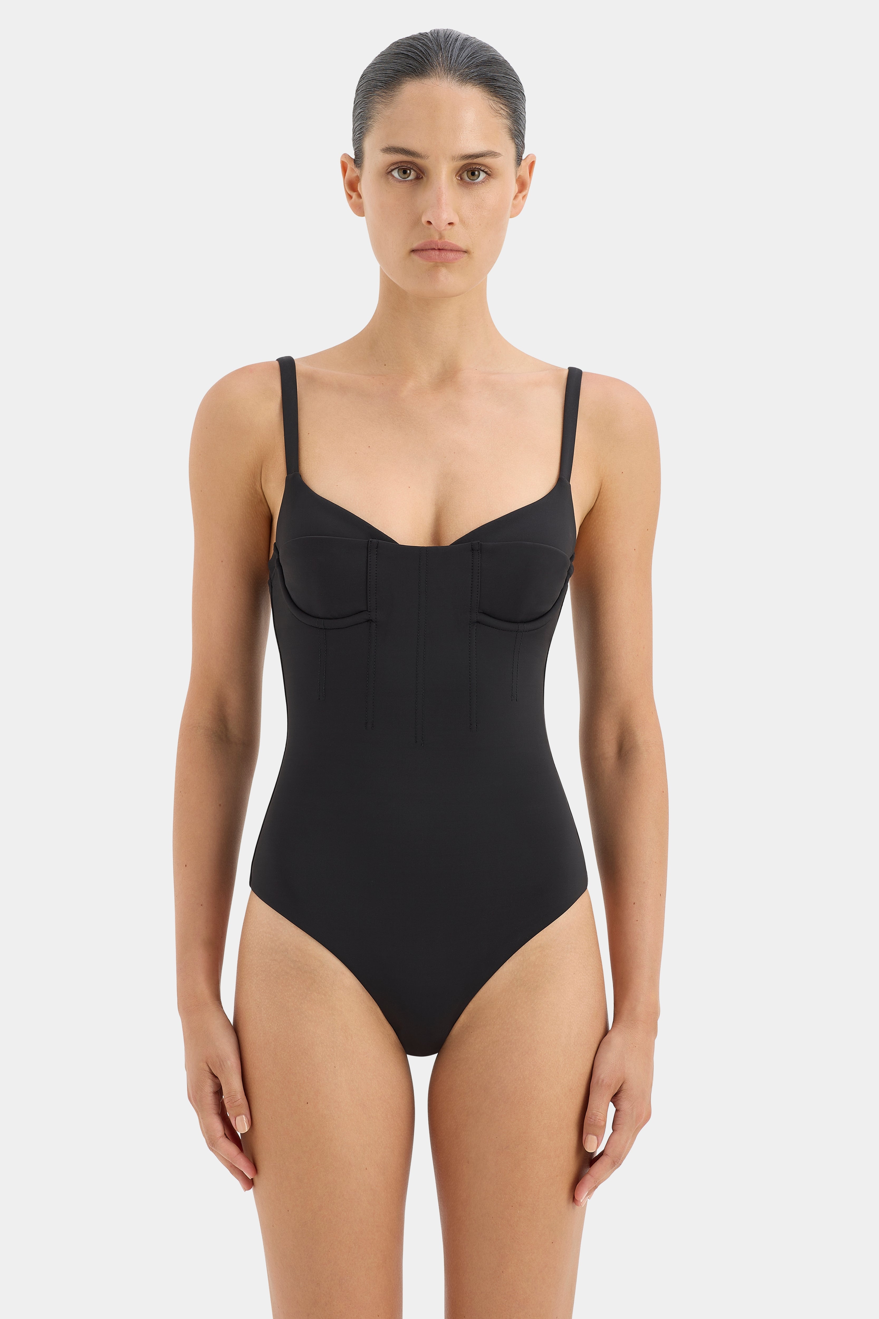 Robbie Balconette One Piece Swimsuit - Sexy Push Up Bikini for Women, Perfect for Beach, Pool, and Summer Vacations