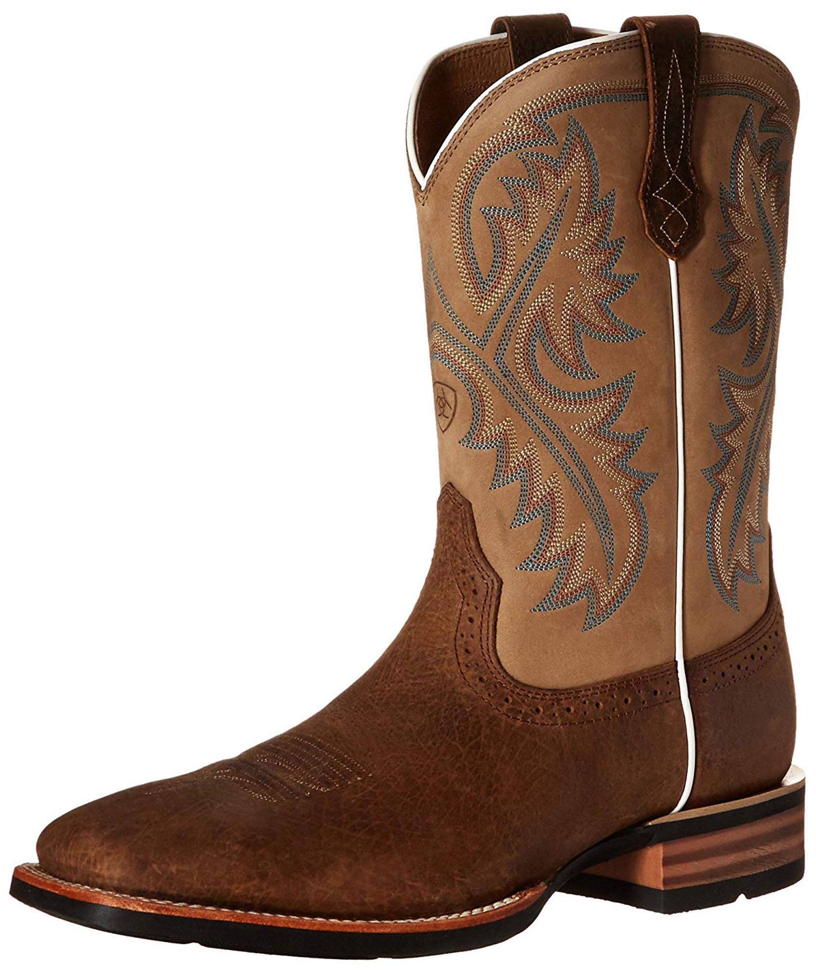 Ariat Men's Quickdraw Western Boot - Durable Cowboy Boots for Riding, Work & Casual Wear | Comfortable & Stylish for Ranch, Rodeo & Everyday Use