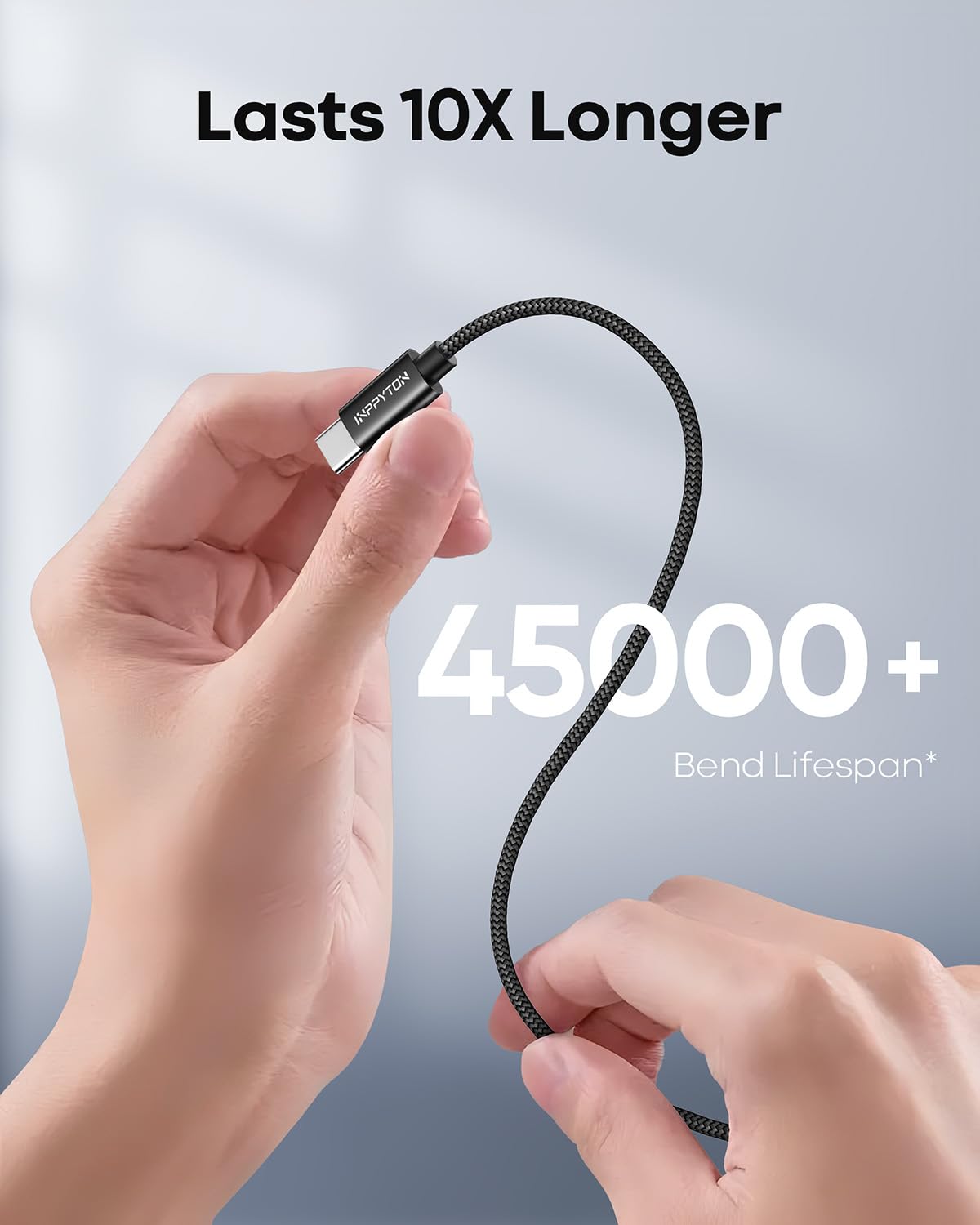 20FT USB C to USB C Cable 60W Fast Charging, Extra Long Nylon Braided Type C Cable Compatible with iPhone 16 Pro Max/Samsung Galaxy/Sony/iPad Pro/MacBook/Switch/Laptop - Perfect for Home Office, Gaming & Travel Charging