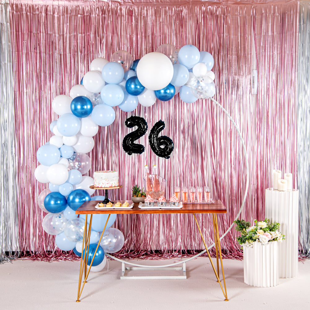 Balloonify Black Mylar Number 2 Balloon - 16 Inch Large Foil Balloon for Birthday Parties, Baby Showers & Anniversary Celebrations (1 Count Box)