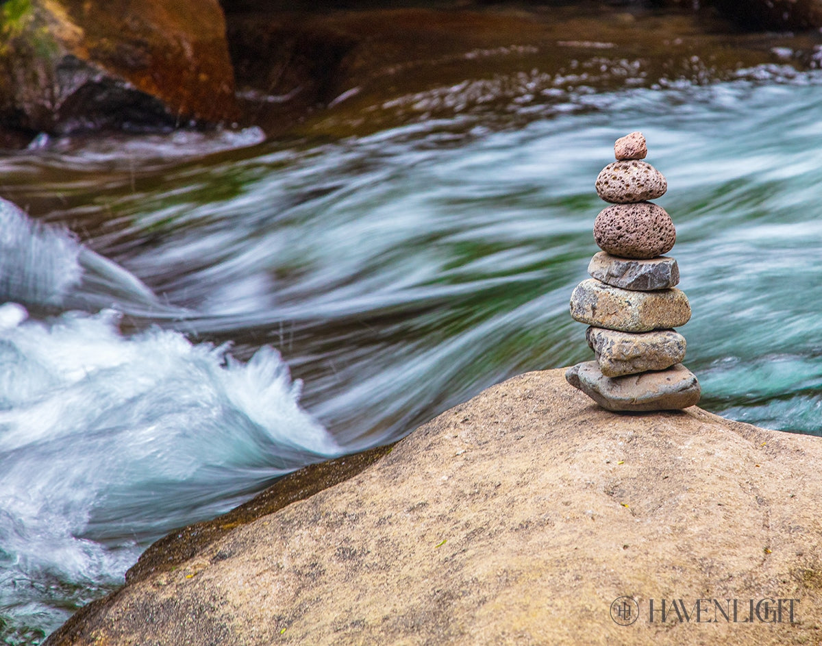 Cairn Meditation Stones - Natural Balancing Stones for Mindfulness, Stress Relief & Yoga - Perfect for Home, Office & Outdoor Meditation Practice