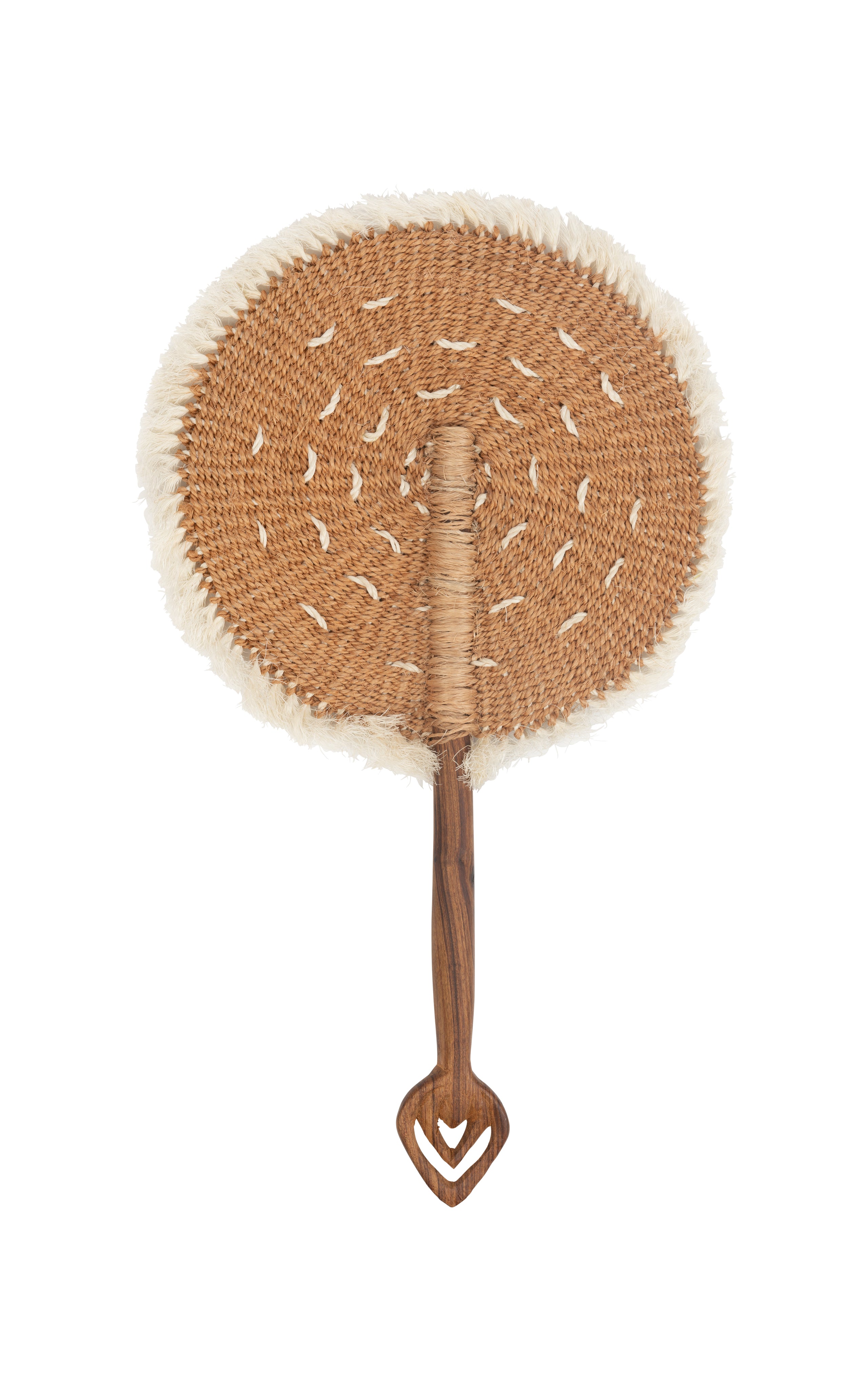 Handwoven Sisal Fan - Natural Fiber Cooling Fan for Home, Office & Outdoor Use - Eco-Friendly & Durable Summer Breeze Solution