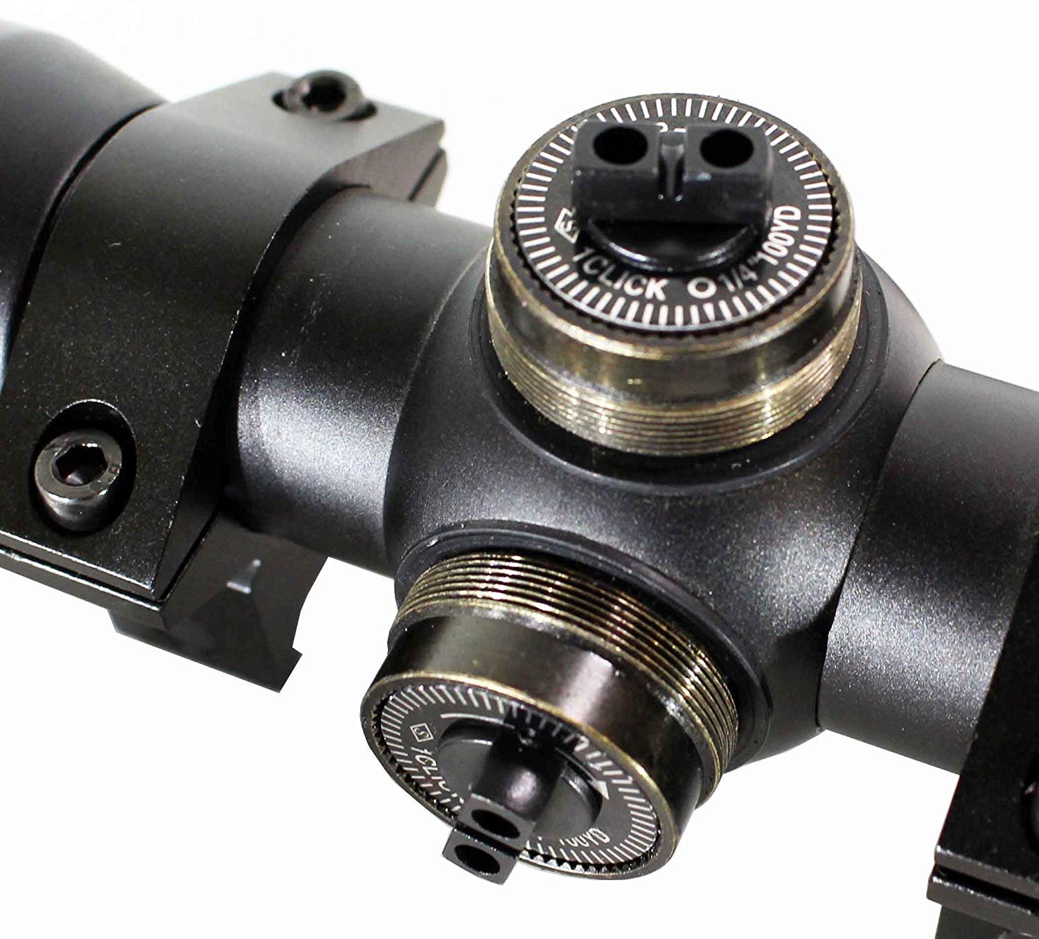 4x32 Tactical Paintball Scope with Picatinny/Weaver Mount - Aluminum Black Mildot Reticle for Woodsball & Paintballing | Perfect for Outdoor Games & Target Practice