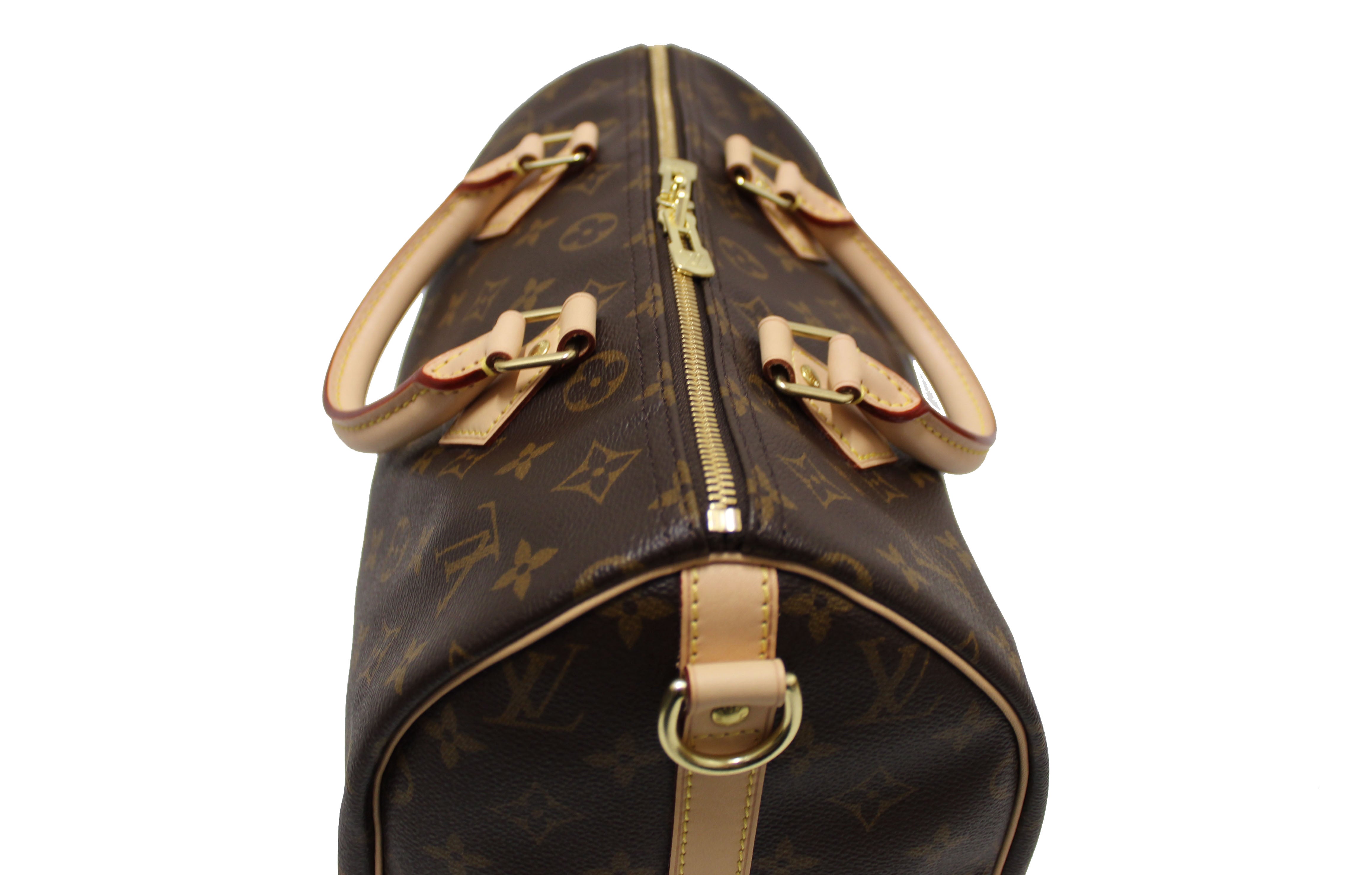 Authentic Louis Vuitton Monogram Speedy 30 Bandouliere Crossbody Bag - Luxury Designer Handbag for Women, Perfect for Work, Travel & Everyday Use