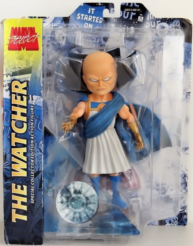 Marvel Select The Watcher Action Figure - Premium Collectible 7-inch Toy with Detailed Sculpt & Multiple Accessories | Diamond Select Toys | Perfect for Marvel Fans, Display Collections & Gift Giving