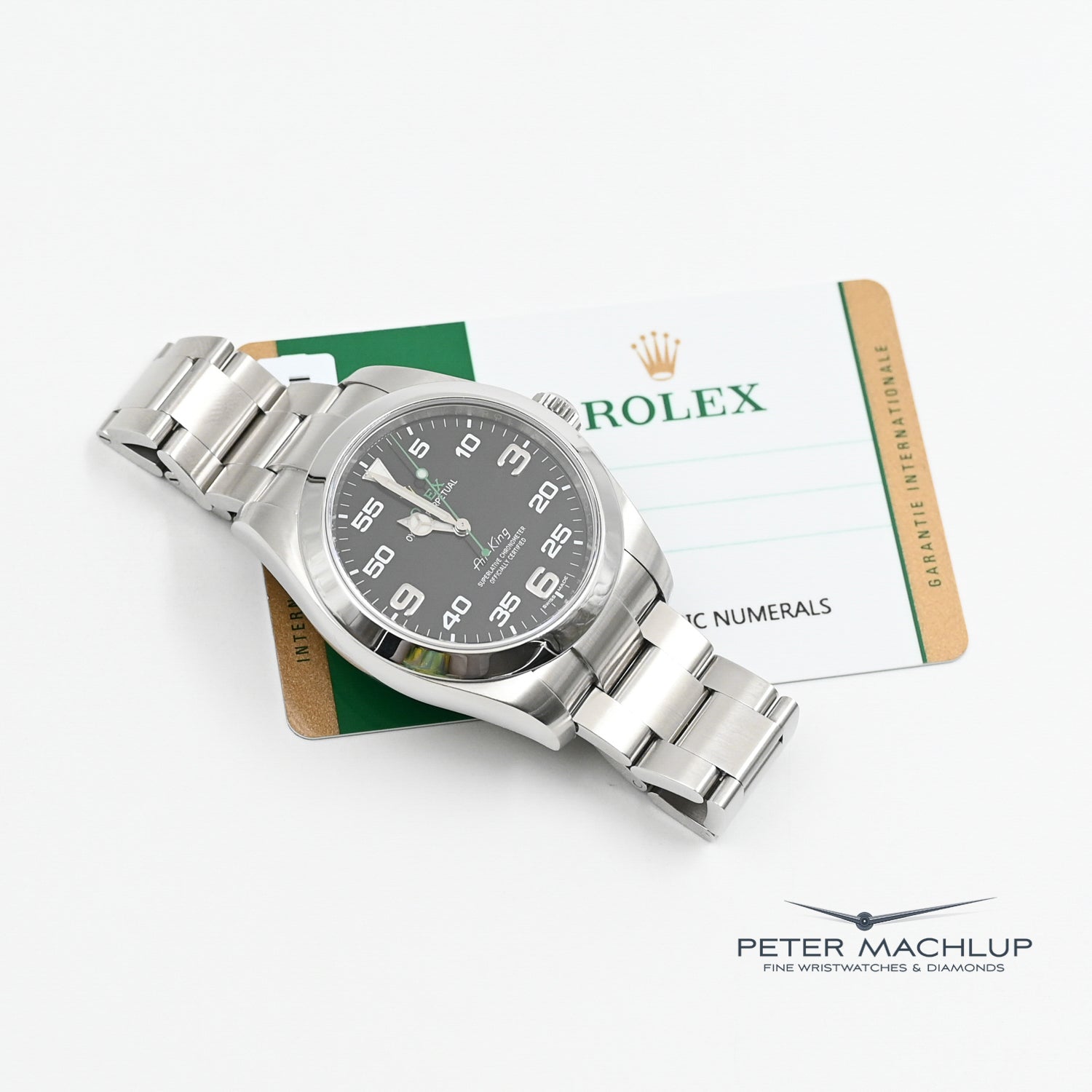 Original Title: Rolex Air-King 40mm Stainless Steel Watch 2018 Model - Luxury Men's Timepiece for Business & Casual Wear