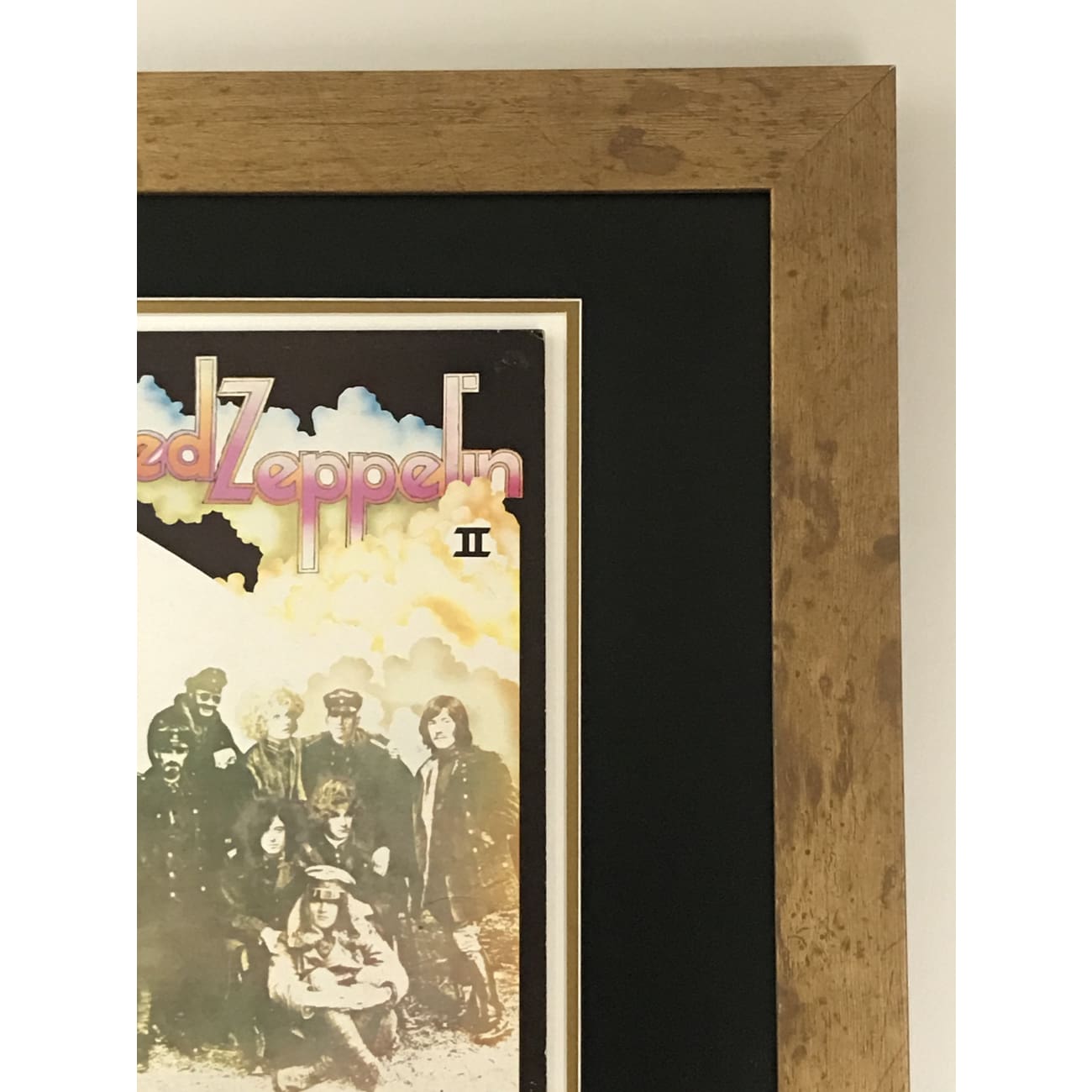 Authentic Led Zeppelin II Album Signed by Robert Plant with Epperson COA - Rare Collectible Vinyl Record for Music Memorabilia Fans & Home Decor