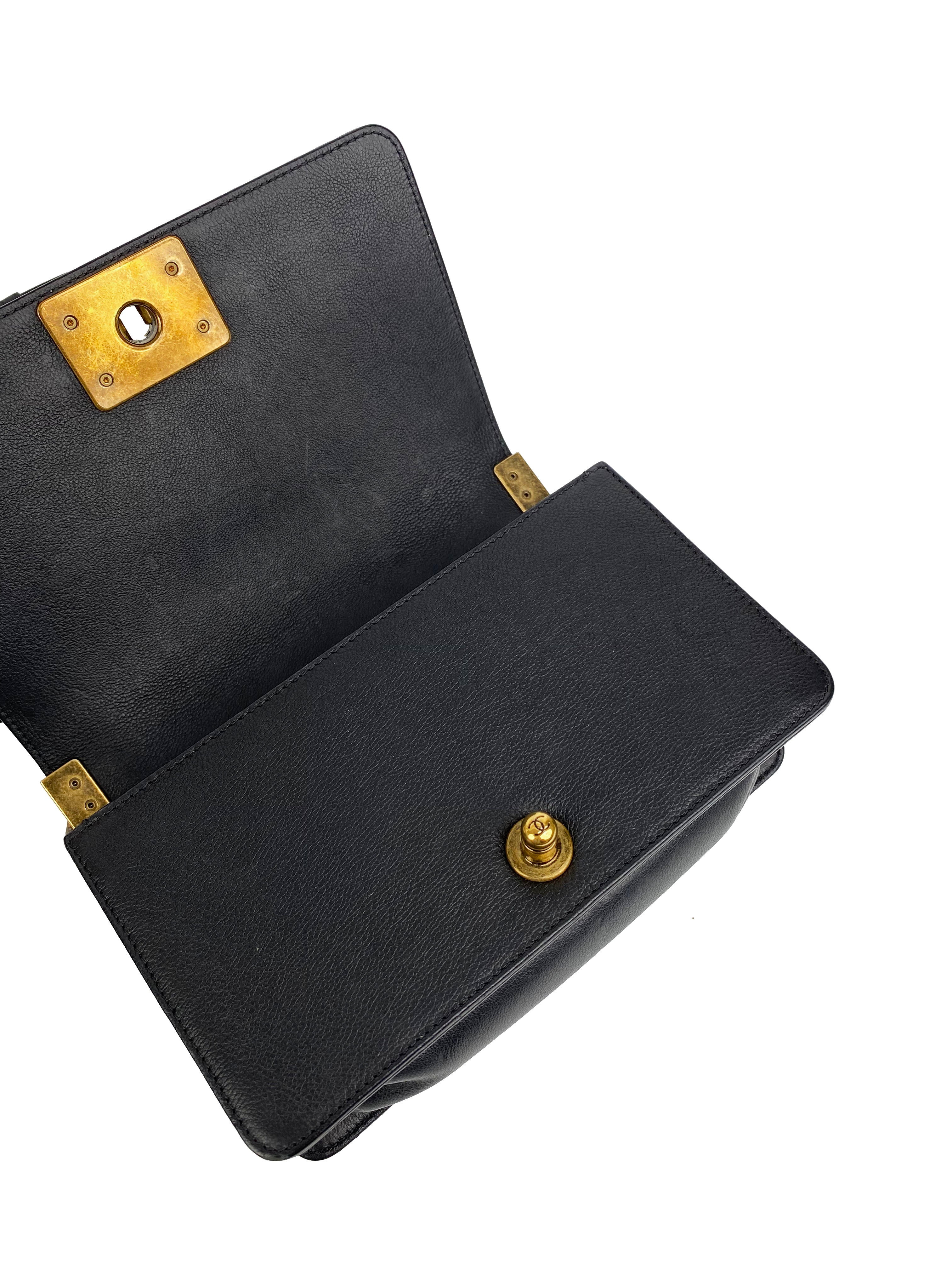 Chanel Black Ponyhair Small Square Boy Bag - Luxury Designer Crossbody Purse for Women, Evening Parties & Special Occasions