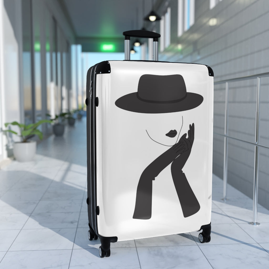 Stylish Women's Carry-On Cabin Suitcase - Lightweight Travel Luggage for Business Trips & Weekend Getaways