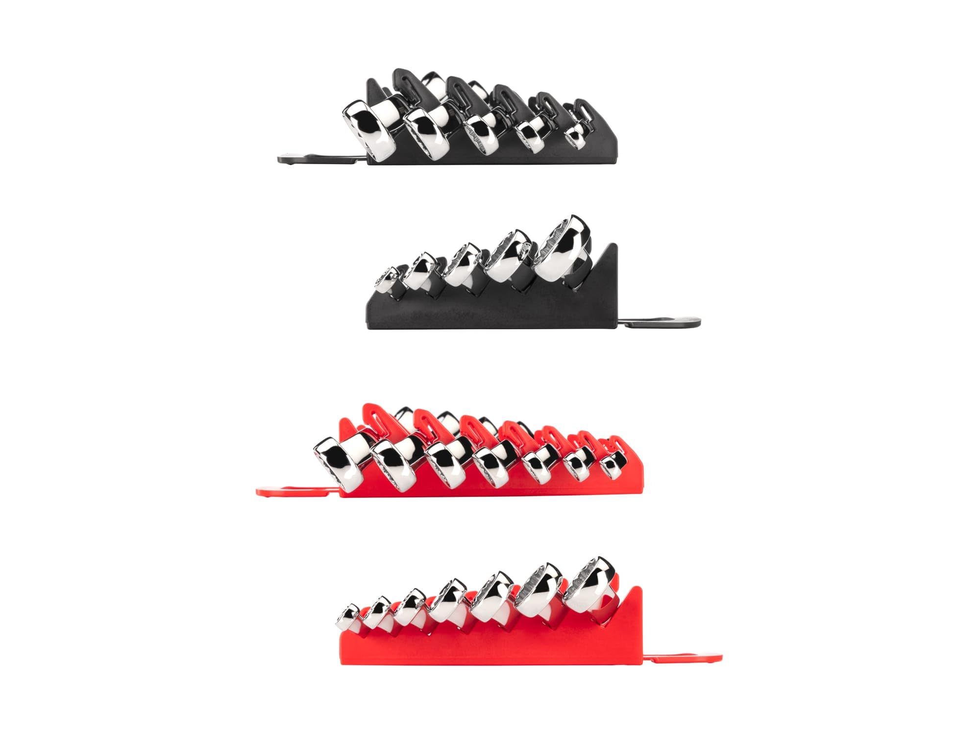 TEKTON 45-Degree Offset Box End Wrench Set - 12-Piece (1/4-13/16 in., 6-19 mm) with Holder | WBE91301 - Perfect for Automotive Repair, Machinery Maintenance & Tight Spaces