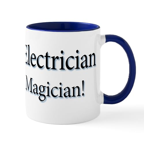 White/Navy Inside - I'm An Electrician Not A Magi Mug