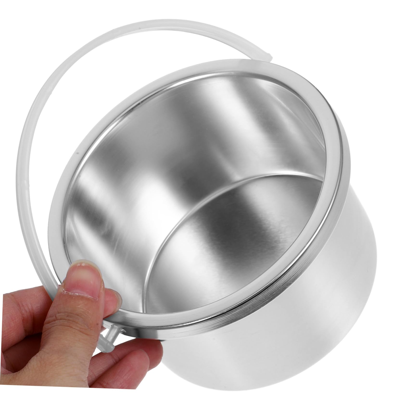 3pcs Wax Warmer Replacement Pot - Silver Aluminum Alloy Wax Melting Bowl for Hair Removal & Wax Therapy (Perfect for Salon, Spa & Home Use)